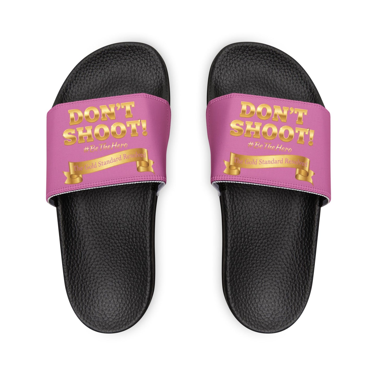 ™ E U F Outlet™ .. : ™The Gold Standard Resolved™ : DON'T SHOOT Premium Sandals