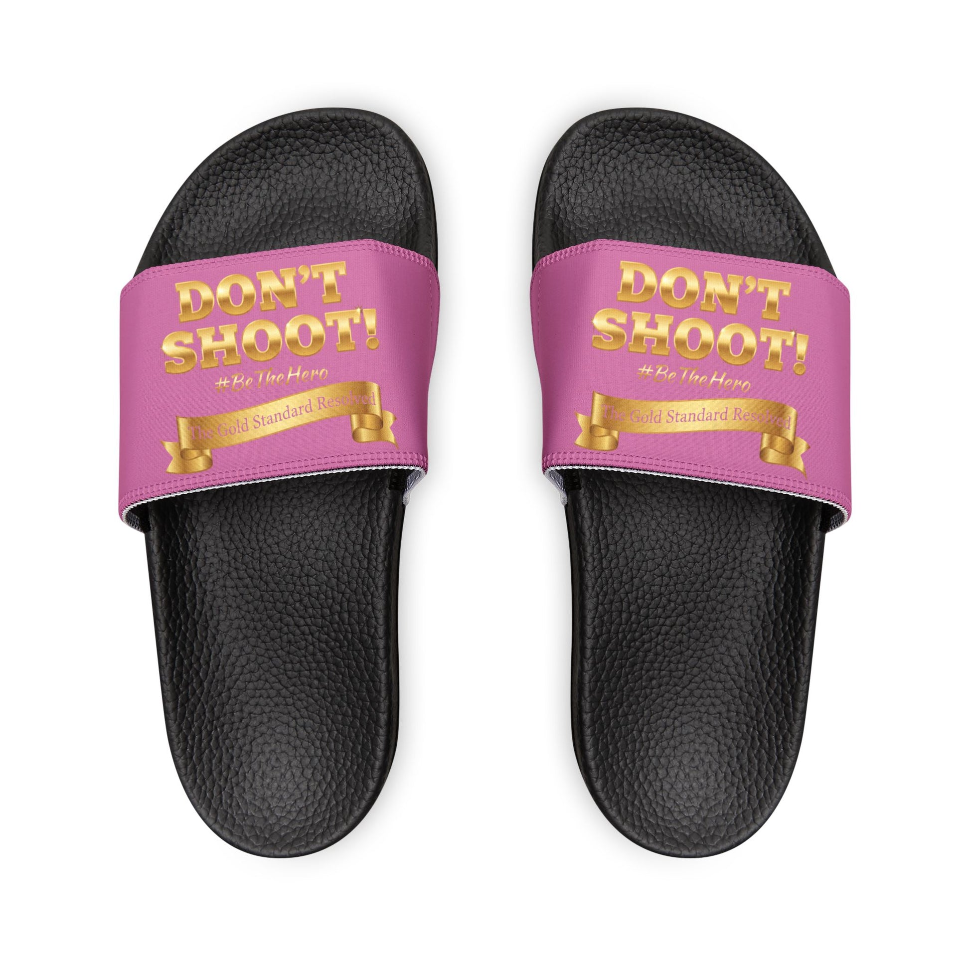 ™ E U F Outlet™ .. : ™The Gold Standard Resolved™ : DON'T SHOOT Premium Sandals