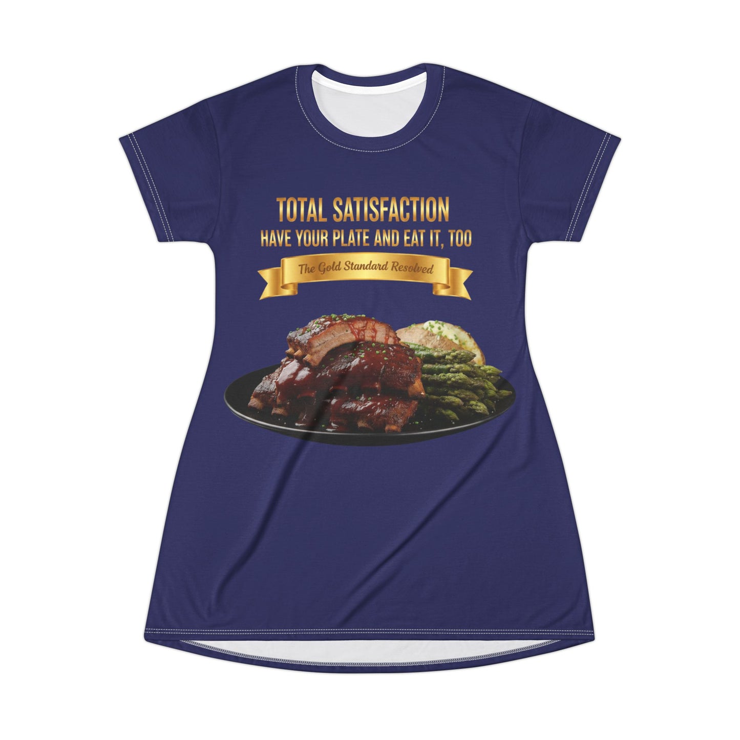 ™ E U F Outlet™ .. : ™The Gold Standard Resolved™ : FOOD FASHION PREMIUM T-SHIRT DRESS