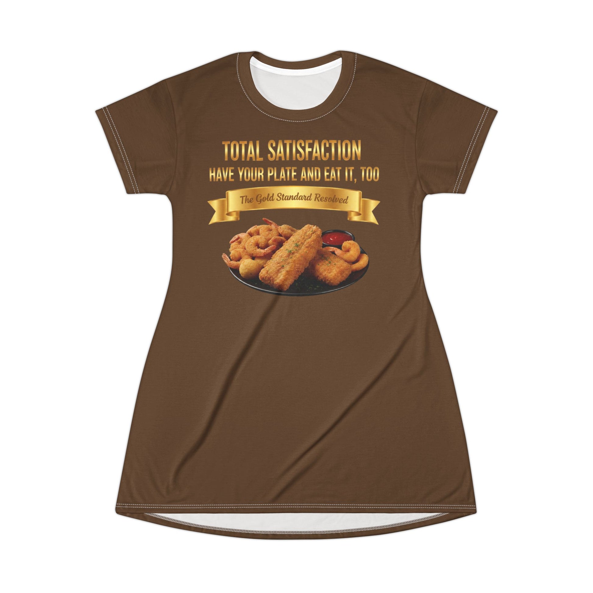 ™ E U F Outlet™ .. : ™The Gold Standard Resolved™ : FOOD FASHION PREMIUM T-SHIRT DRESS