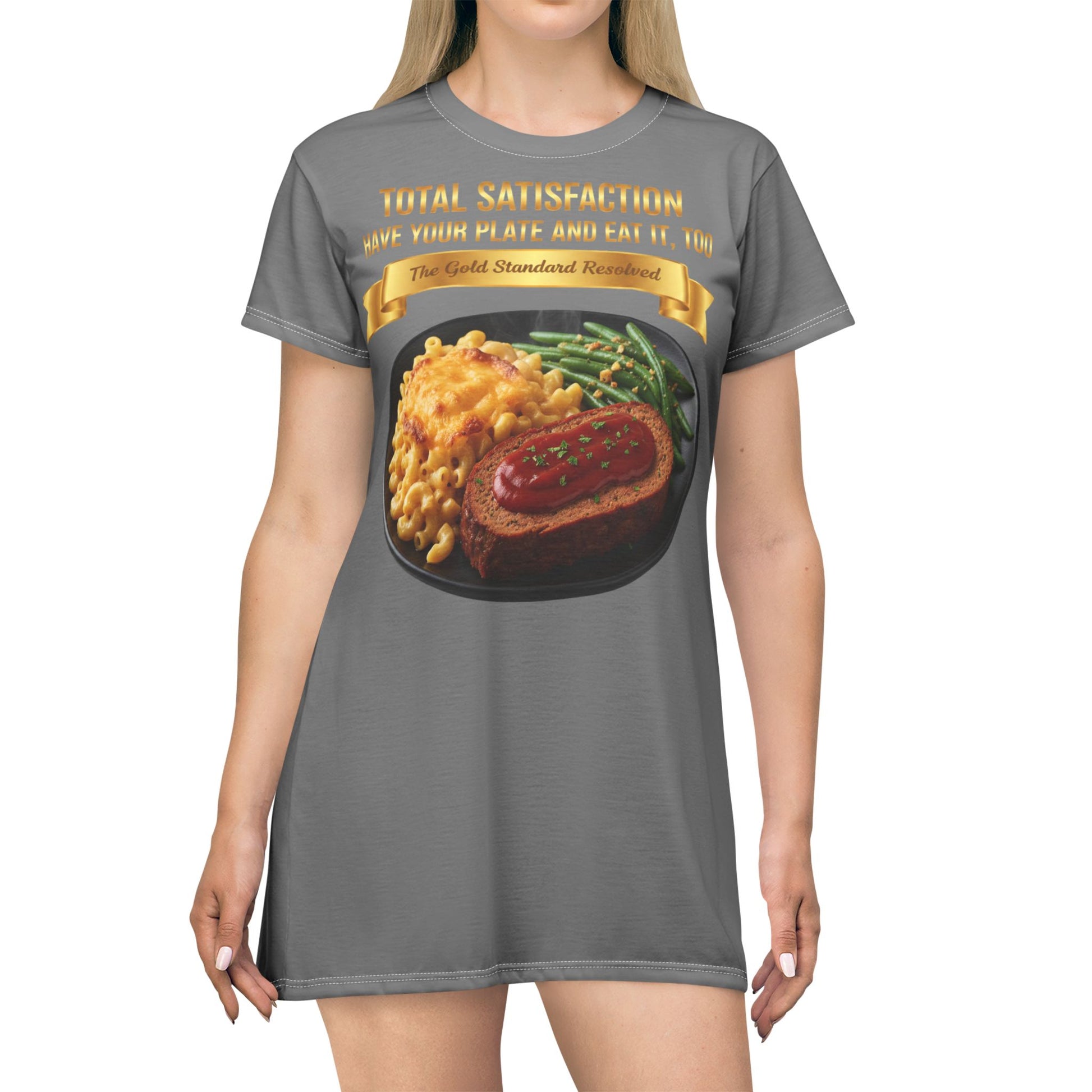 ™ E U F Outlet™ .. : ™The Gold Standard Resolved™ : FOOD FASHION PREMIUM T-SHIRT DRESS