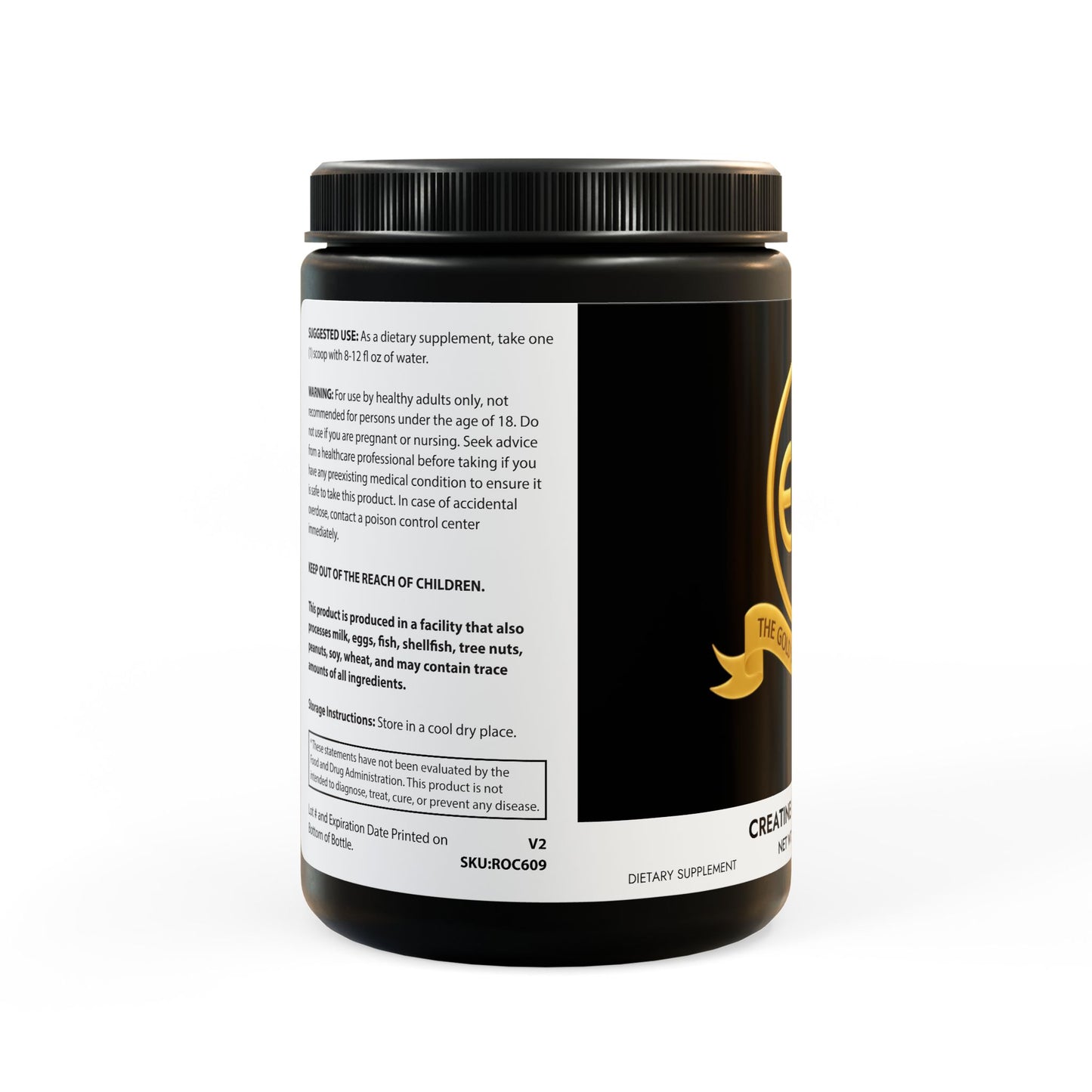 ™The Gold Standard Resolved™: Creatine Monohydrate Supplement (300g, 10.58oz) is a vital mental investment designed to stop cognitive drag and physical exhaustion. This ensures the peak mental stability required to reach your financial goals. Unlike old shelf stock losing its potency, we make you a fresh batch when you place an order at the ™EUF Outlet: to meet your gold standards for a more financially stable life.