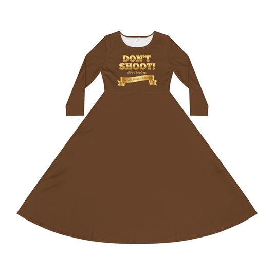 ™ E U F Outlet™ .. : ™The Gold Standard Resolved™ : DON'T SHOOT PREMIUM CUSTOM DANCE DRESS