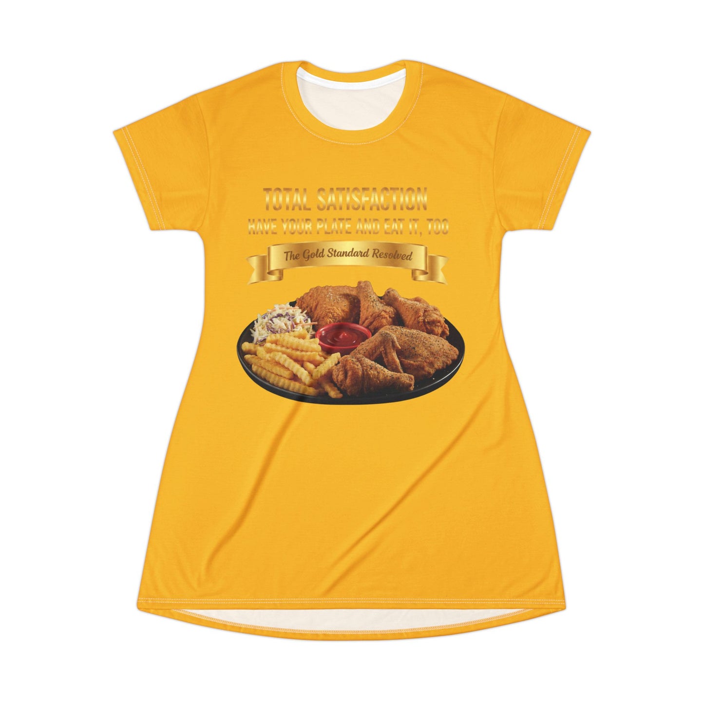 ™ E U F Outlet™ .. : ™The Gold Standard Resolved™ : FOOD FASHION PREMIUM T-SHIRT DRESS