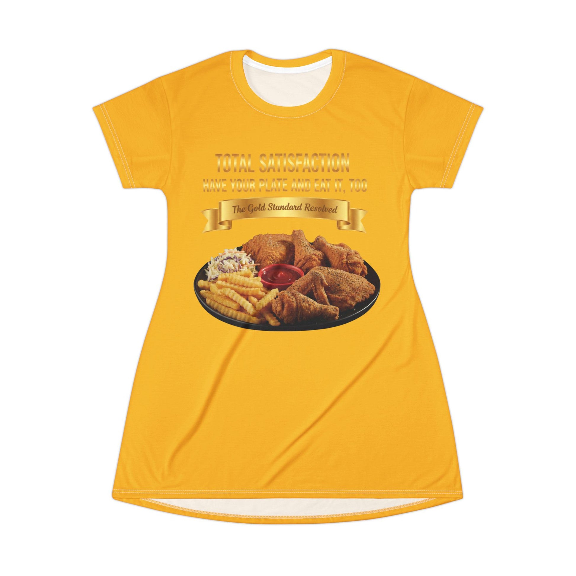 ™ E U F Outlet™ .. : ™The Gold Standard Resolved™ : FOOD FASHION PREMIUM T-SHIRT DRESS