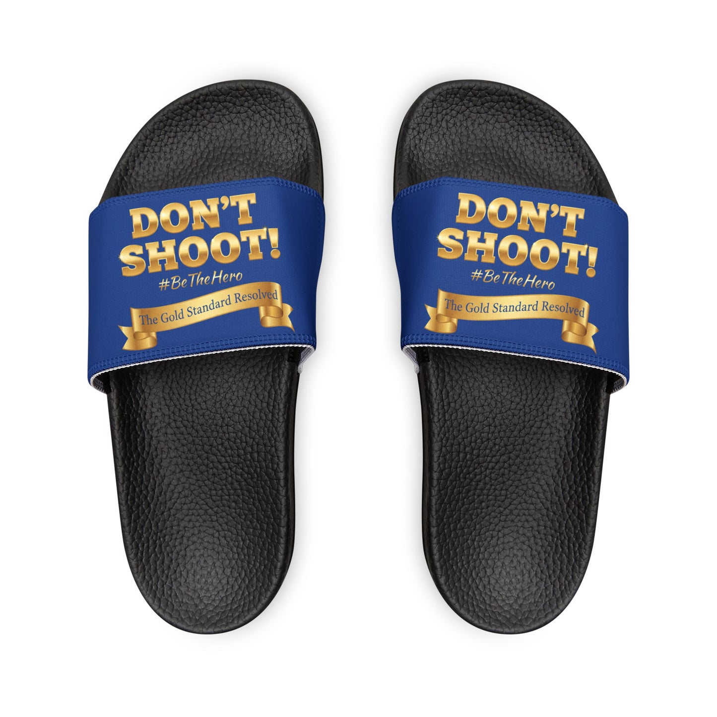 ™ E U F Outlet™ .. : ™The Gold Standard Resolved™ : DON'T SHOOT Premium Sandals