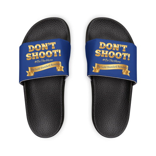 ™ E U F Outlet™ .. : ™The Gold Standard Resolved™ : DON'T SHOOT Premium Sandals