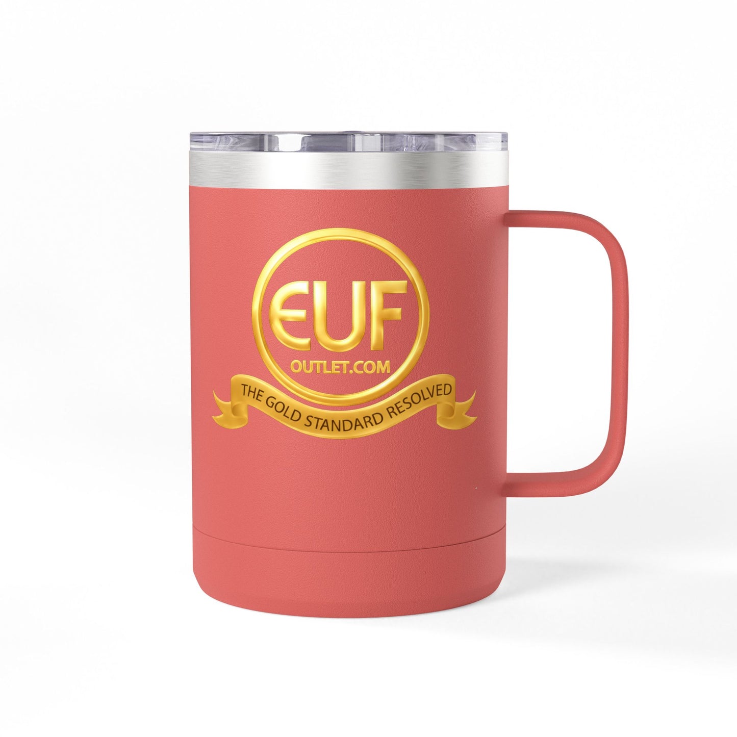 ™E U F Outlet™ .. : ™The Gold Standard Resolved™ : Premium Coffee Travel Mug