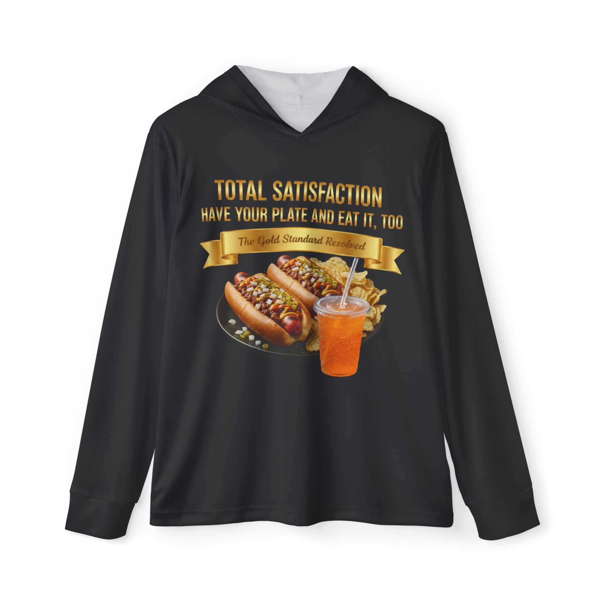 TWO GRILLED HOT DOGS WITH POTATO CHIPS PREMIUM HOODIE
