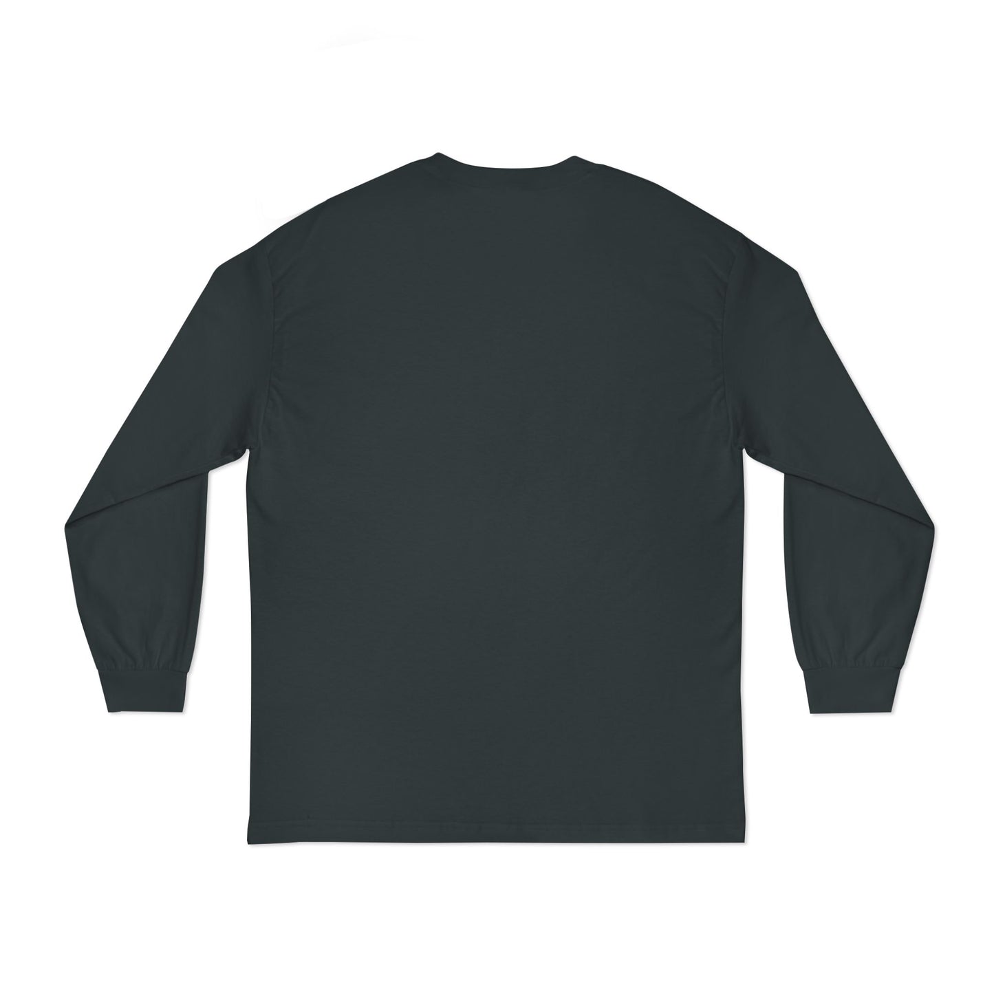 A high-velocity product image of the E U F Outlet.. Elite Veteran Heritage Military Discount Long-Sleeve T-Shirt. The 6.0 oz heavyweight US cotton fabric is showcased in a deep black, providing a structured and professional silhouette. The chest features bold, high-opacity white lettering that acts as a silent envoy for Veteran recognition, representing a 9 9 . 9 9 % gold standard frequency and a mental investment in financial stability.