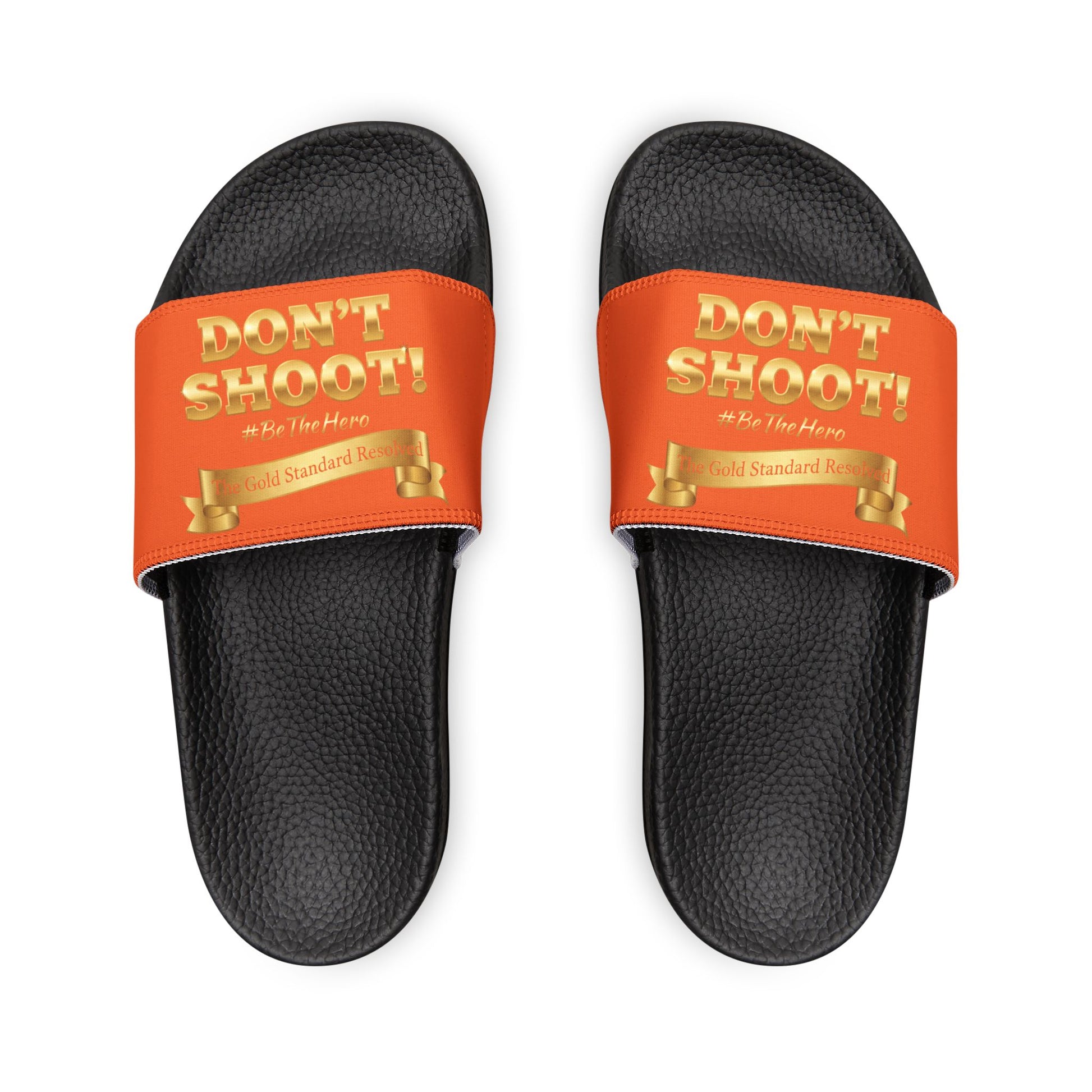 ™ E U F Outlet™ .. : ™The Gold Standard Resolved™ : DON'T SHOOT Premium Sandals