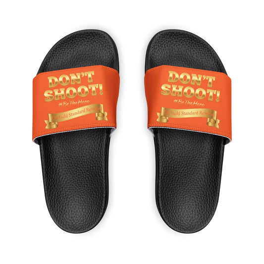 ™ E U F Outlet™ .. : ™The Gold Standard Resolved™ : DON'T SHOOT Premium Sandals
