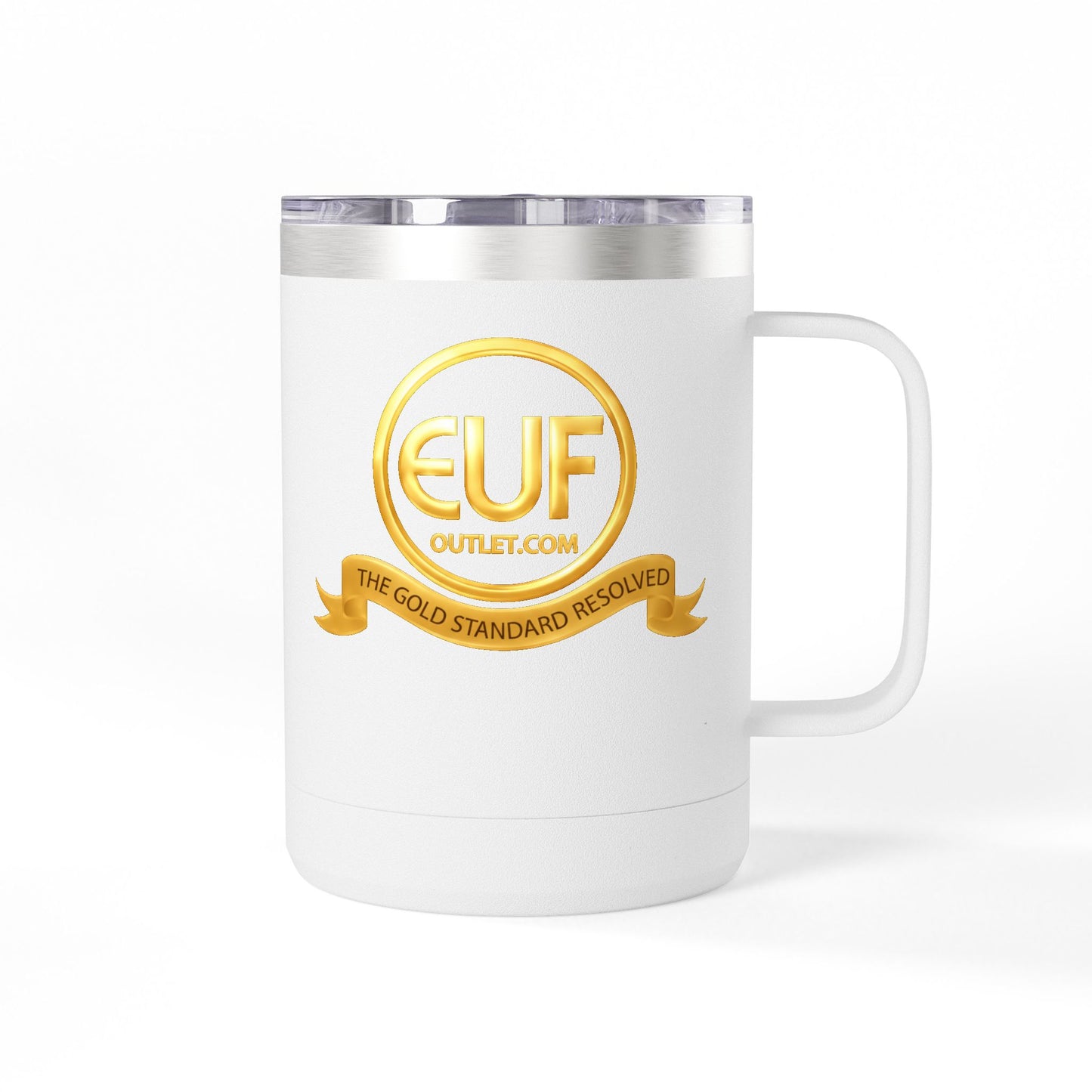 ™E U F Outlet™ .. : ™The Gold Standard Resolved™ : Premium Coffee Travel Mug