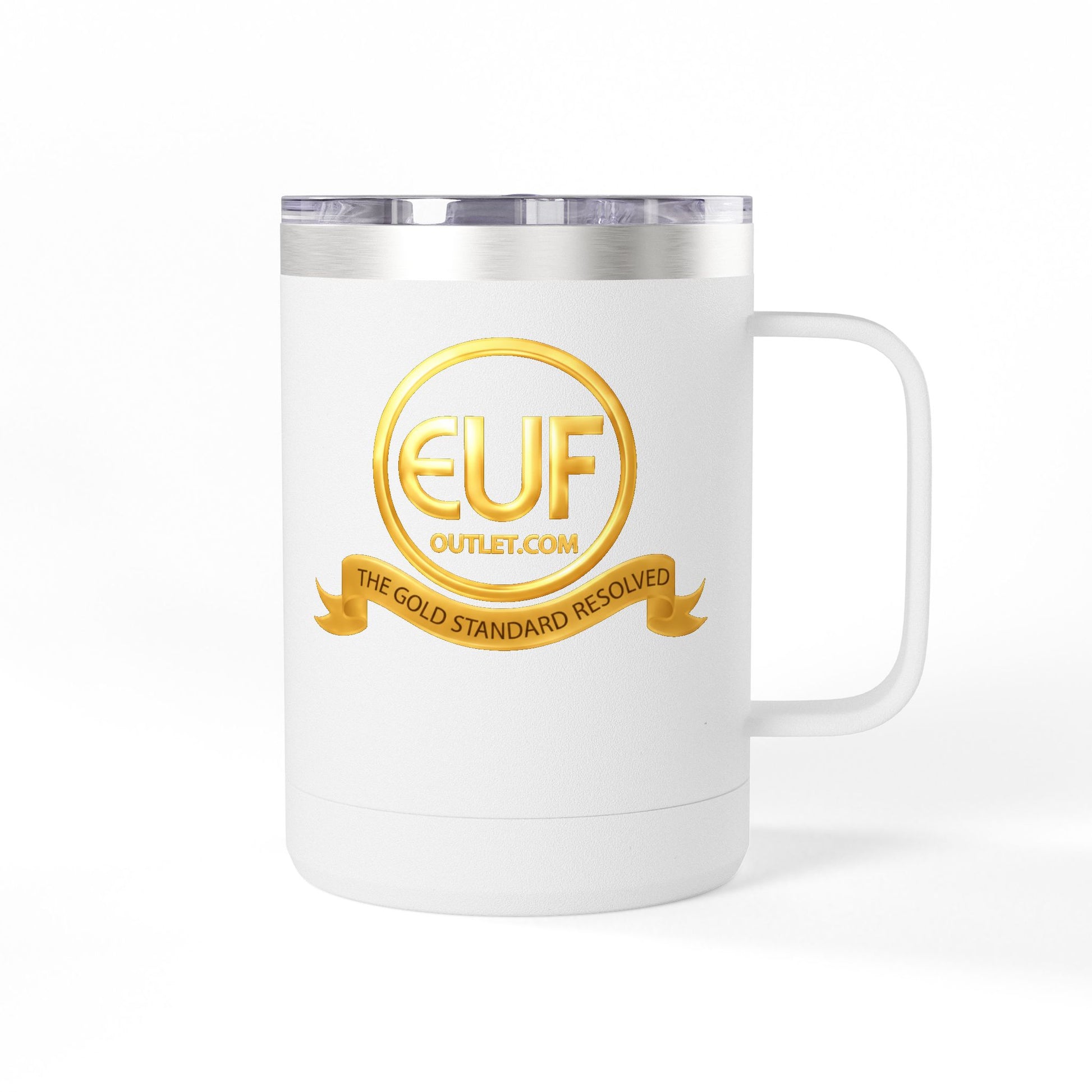 ™E U F Outlet™ .. : ™The Gold Standard Resolved™ : Premium Coffee Travel Mug