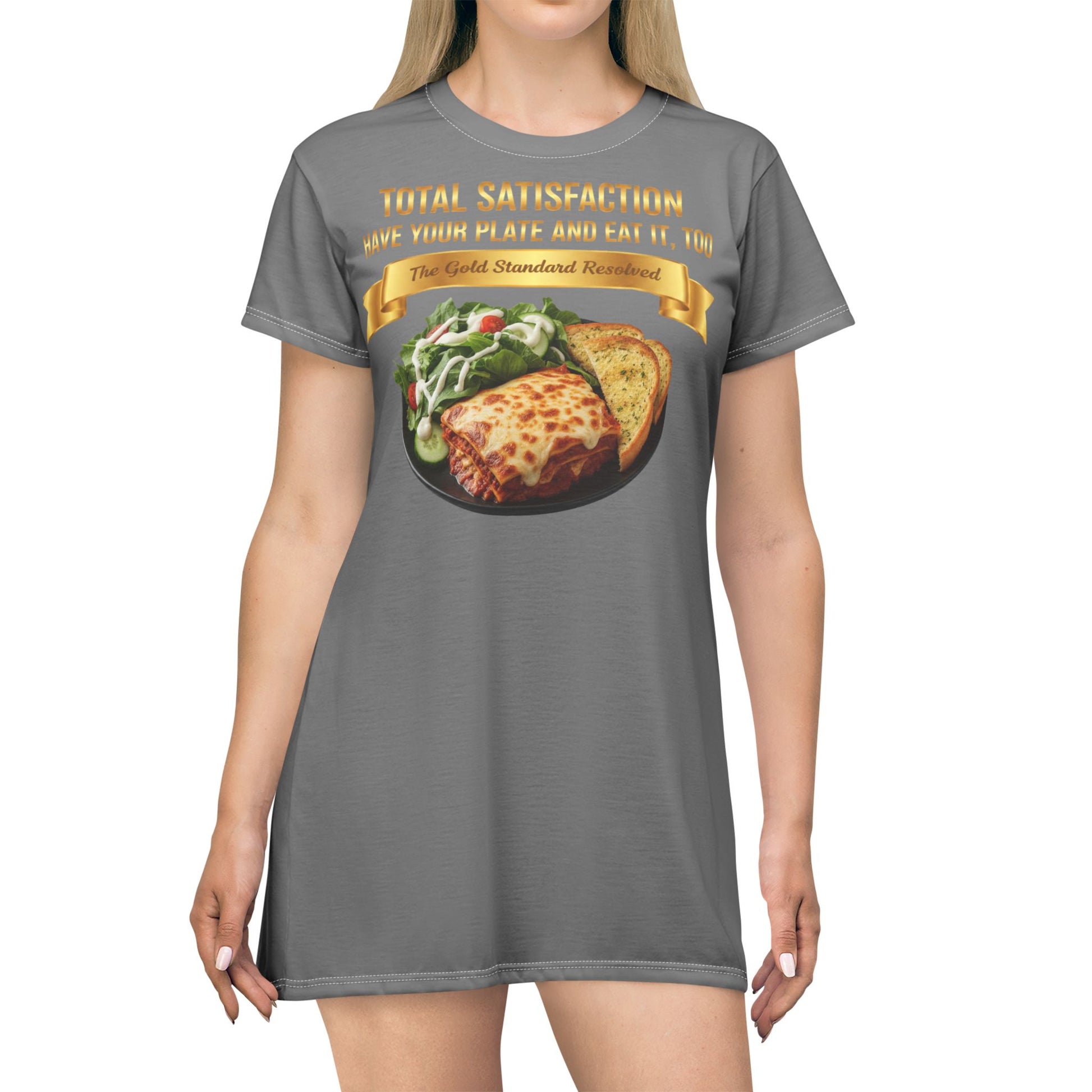 ™ E U F Outlet™ .. : ™The Gold Standard Resolved™ : FOOD FASHION PREMIUM T-SHIRT DRESS