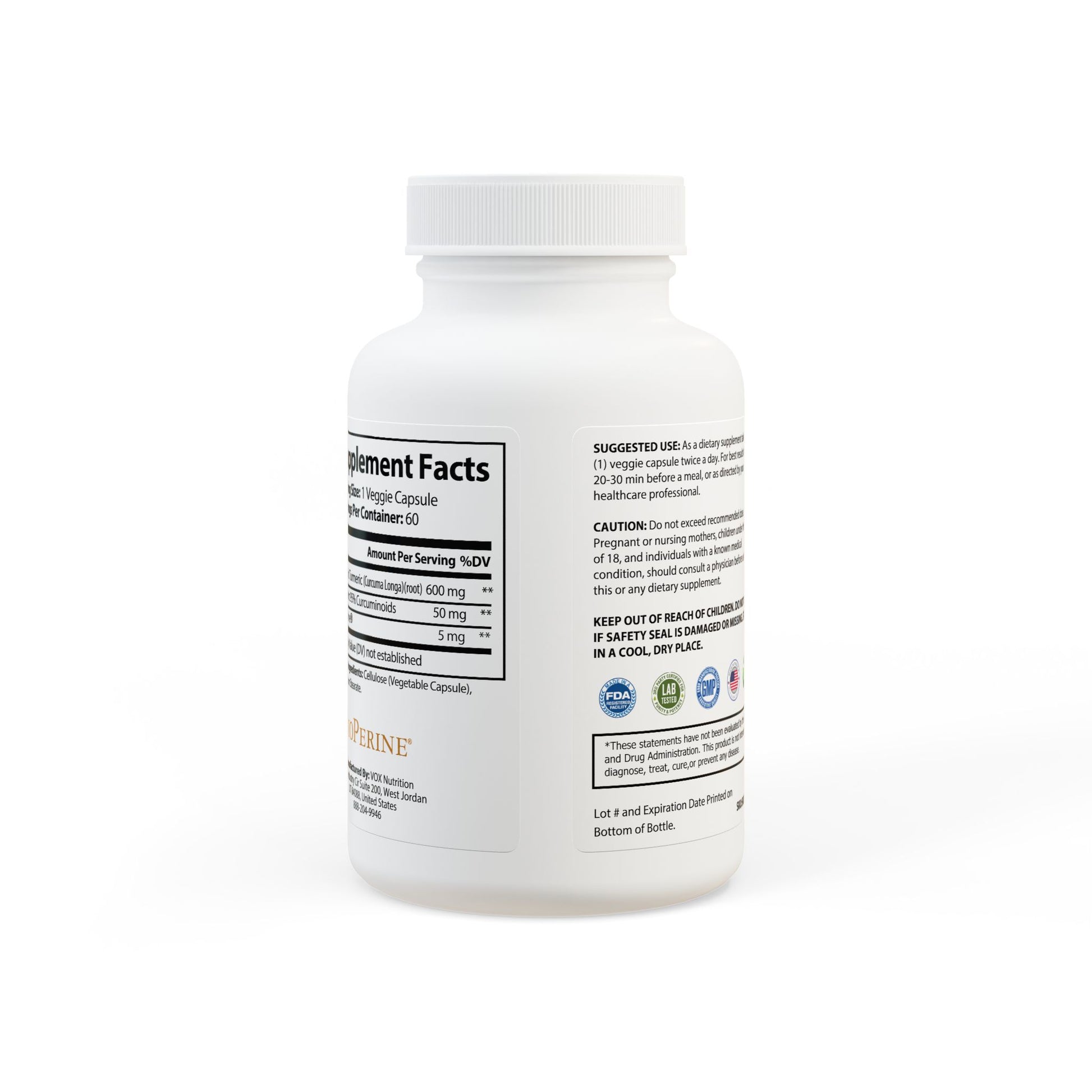 ™The Gold Standard Resolved™: Turmeric with BioPerine® (60 Capsules) is a vital mental investment designed to eliminate brain fog and reduce inflammation. This ensures the peak mental stability required to reach your financial goals. Unlike old shelf stock losing its potency, we make a fresh bottle just for you when you place your order at the EUF Outlet to meet your gold standards for success.