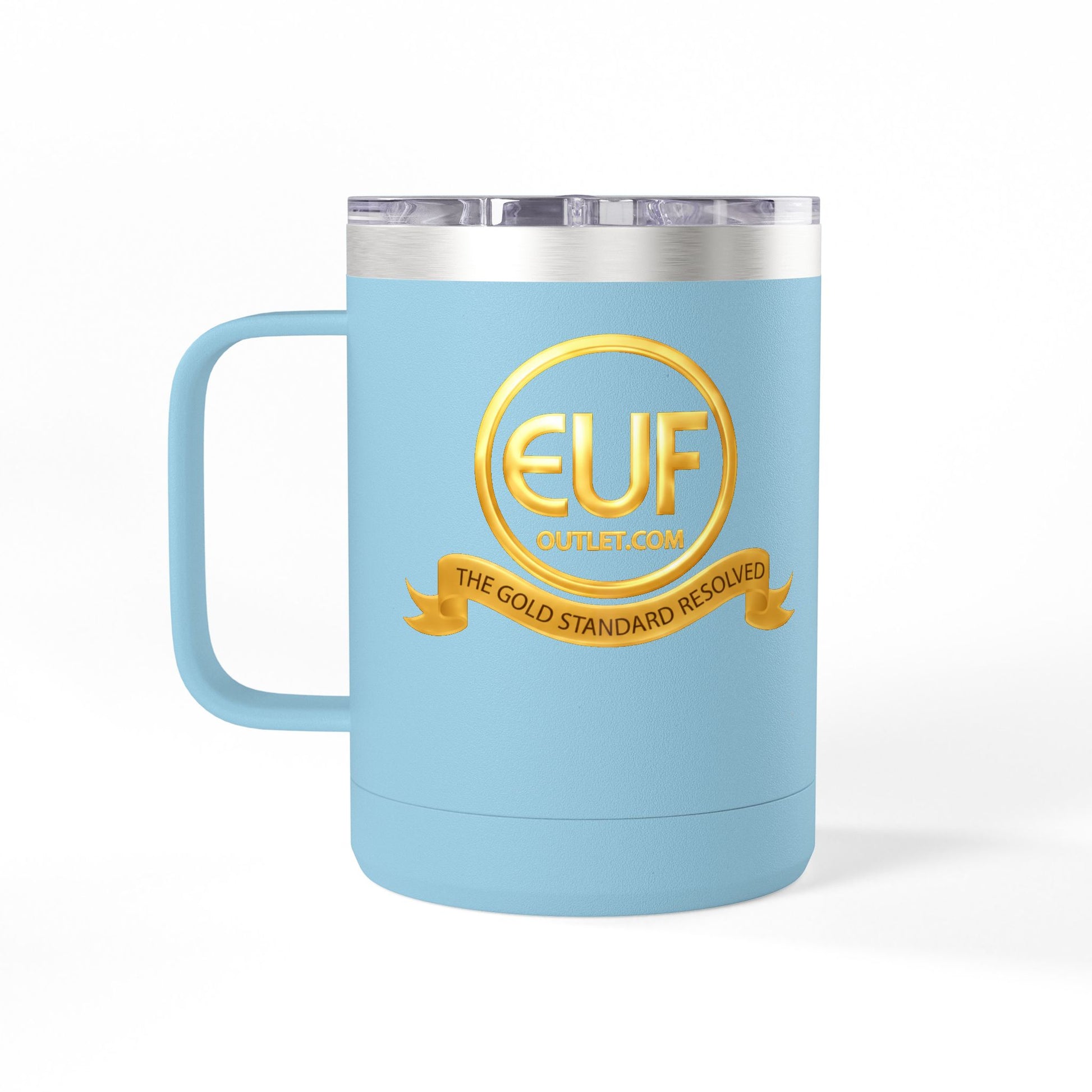 ™E U F Outlet™ .. : ™The Gold Standard Resolved™ : Premium Coffee Travel Mug