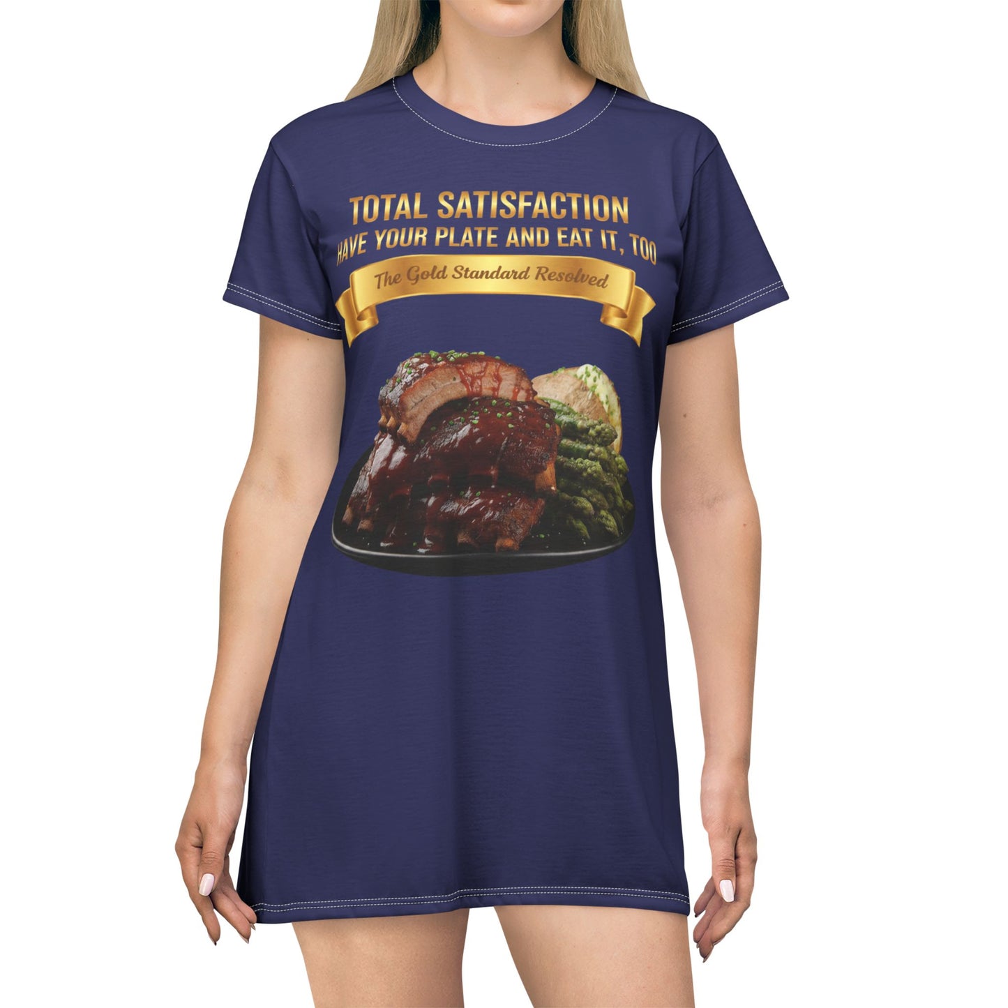 ™ E U F Outlet™ .. : ™The Gold Standard Resolved™ : FOOD FASHION PREMIUM T-SHIRT DRESS