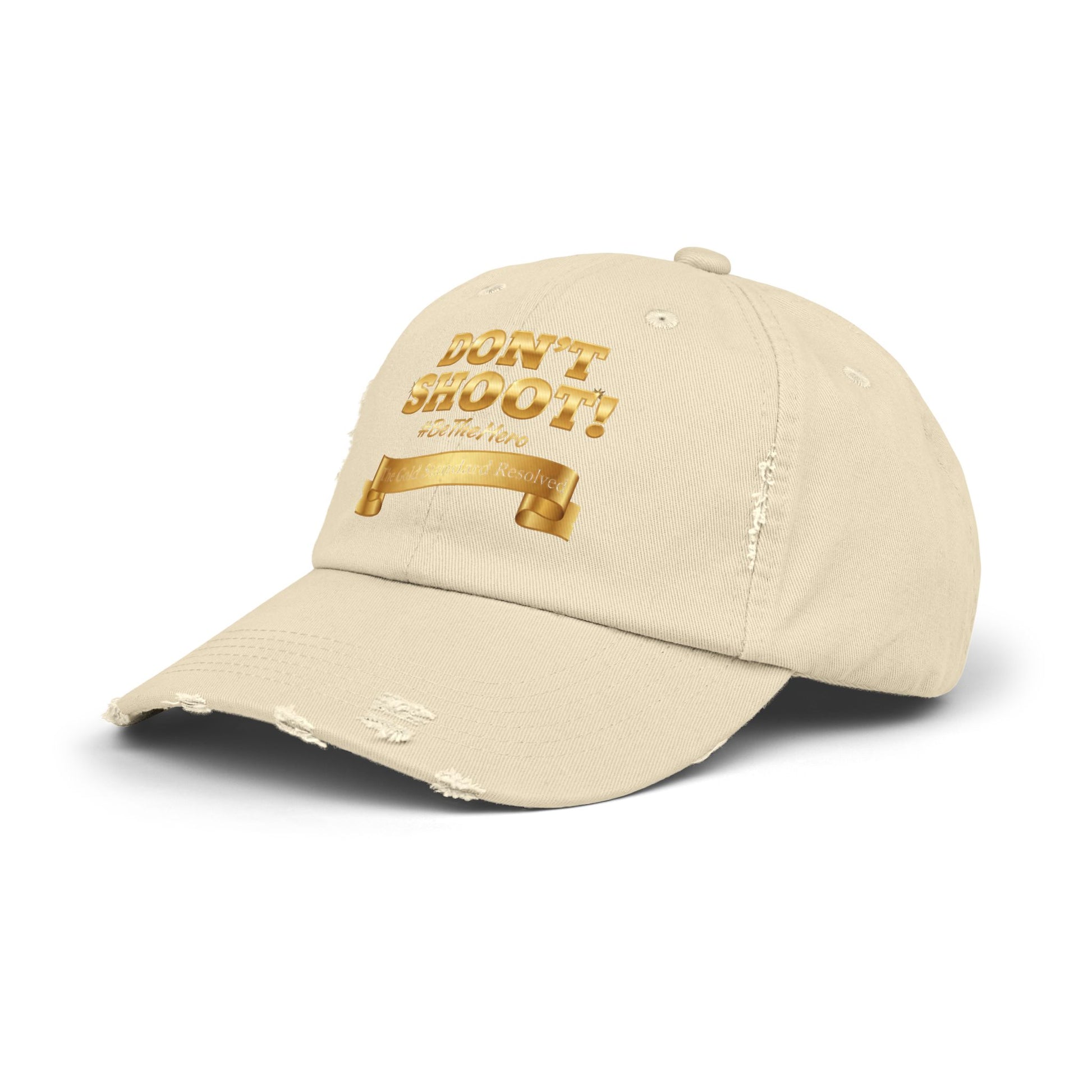 ™E U F Outlet™ .. : ™The Gold Standard Resolved™ : DON'T SHOOT PREMIUM DISTRESSED BASEBALL CAP