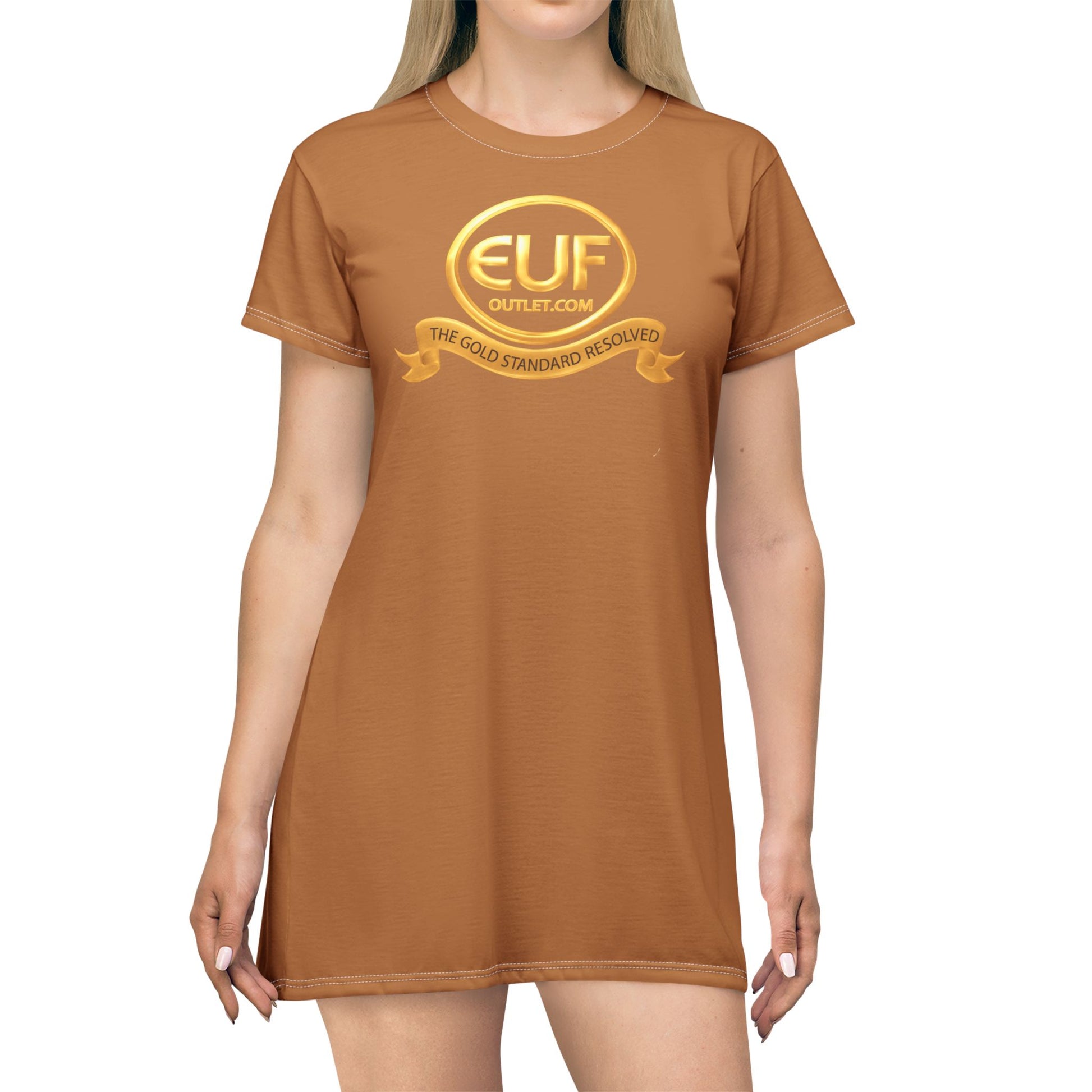 ™E U F Outlet™ .. : ™The Gold Standard Resolved™ : Premium T-Shirt Dress