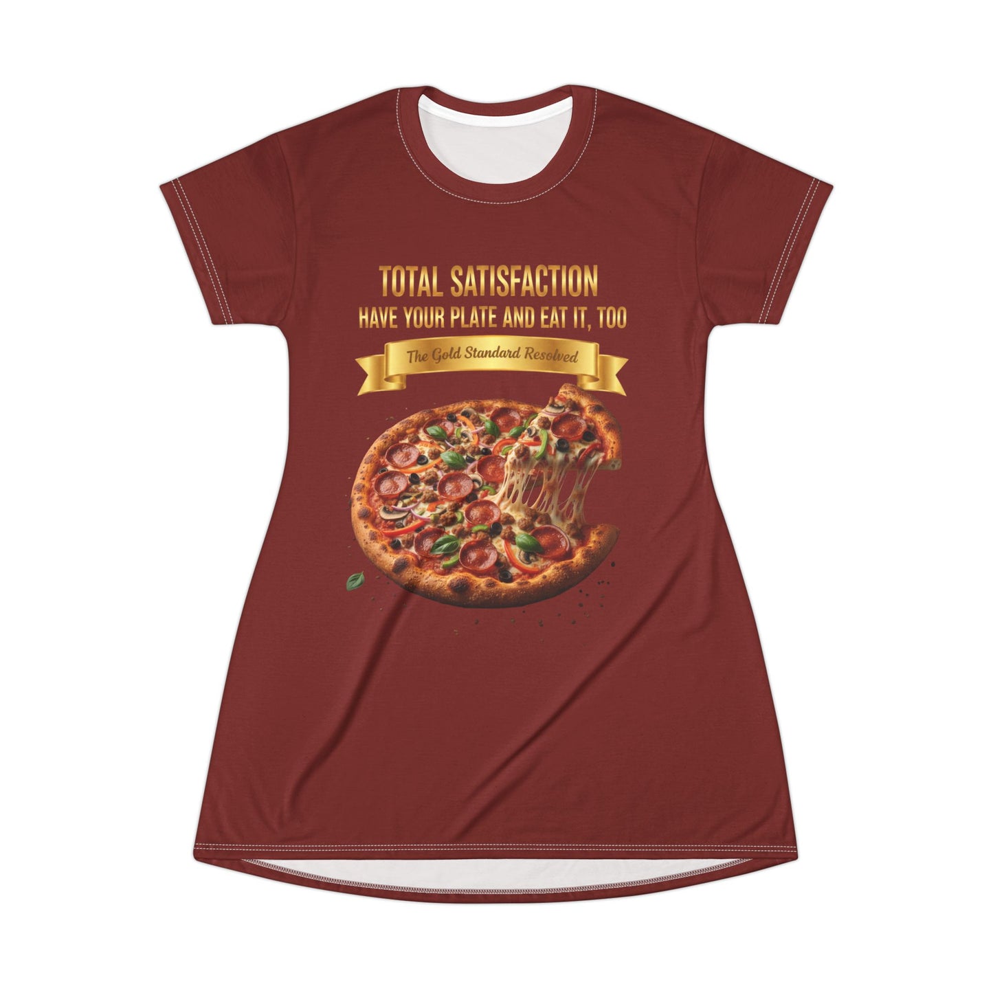 ™ E U F Outlet™ .. : ™The Gold Standard Resolved™ : FOOD FASHION PREMIUM T-SHIRT DRESS