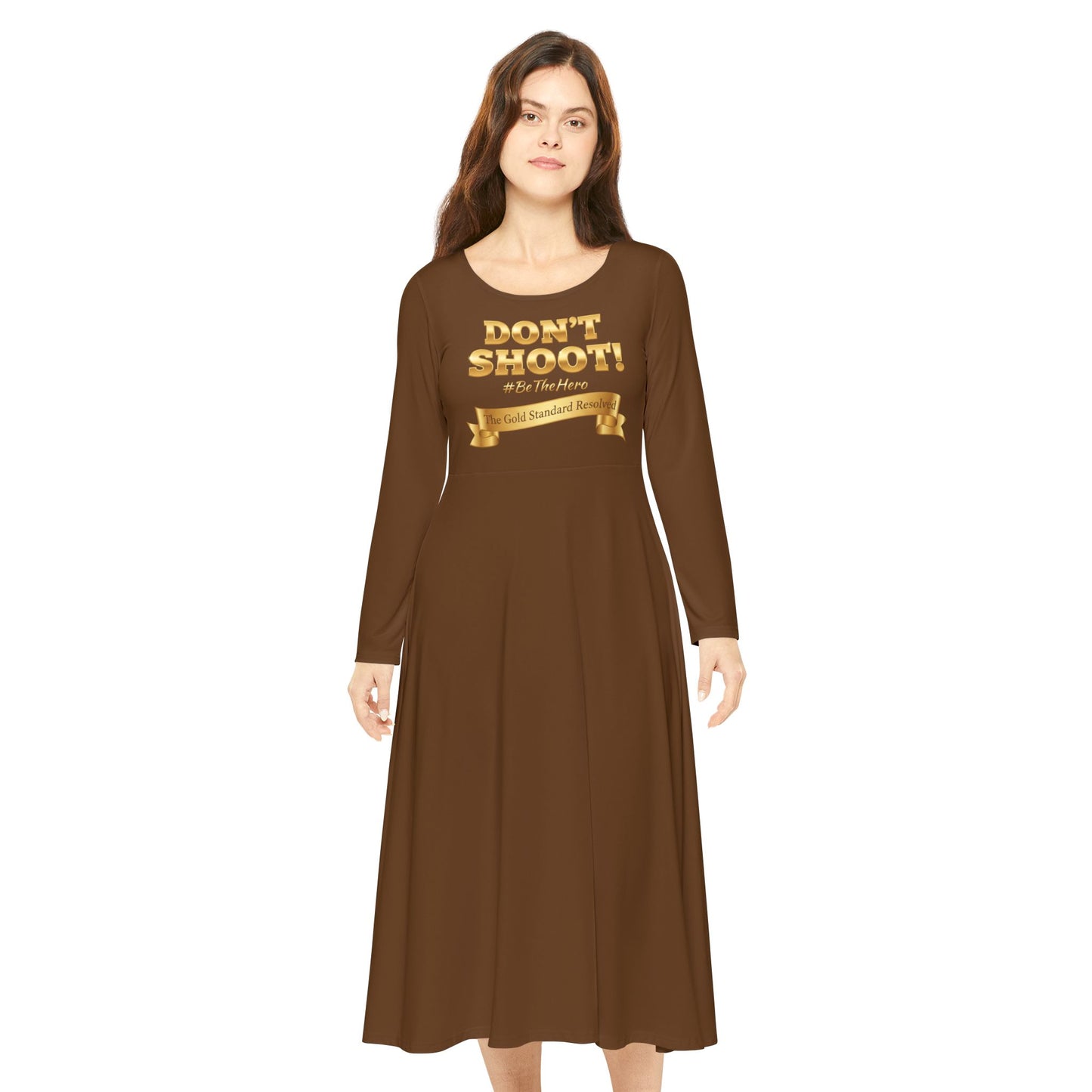 ™ E U F Outlet™ .. : ™The Gold Standard Resolved™ : DON'T SHOOT PREMIUM CUSTOM DANCE DRESS