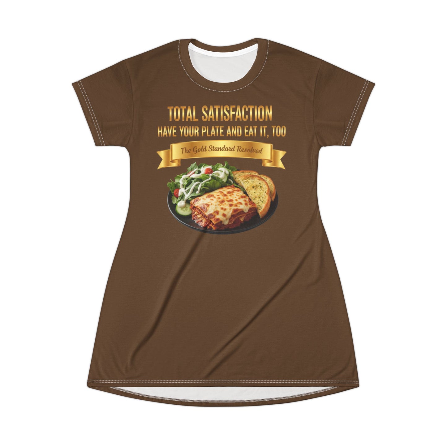 ™ E U F Outlet™ .. : ™The Gold Standard Resolved™ : FOOD FASHION PREMIUM T-SHIRT DRESS