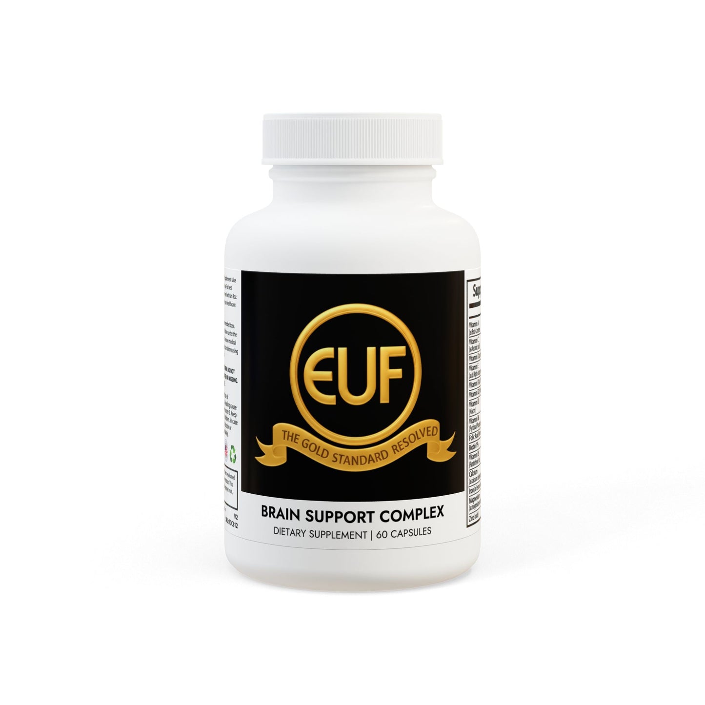 ™The Gold Standard Resolved™: Elite Brain Support Supplement (60 Capsules) is a high-yield mental investment designed to eliminate brain fog and optimize cognitive function. This ensures the peak mental stability required to reach your financial goals. Unlike old shelf stock losing its potency, we make you a fresh bottle when you place an order at the EUF Outlet to meet your gold standards for a more financially stable life.
