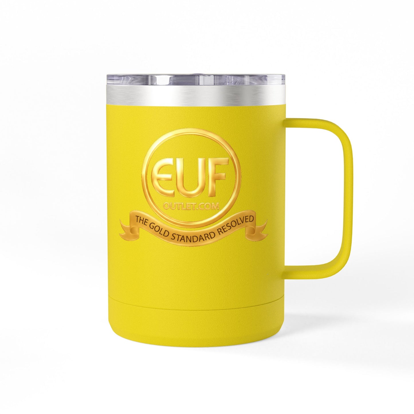 ™E U F Outlet™ .. : ™The Gold Standard Resolved™ : Premium Coffee Travel Mug