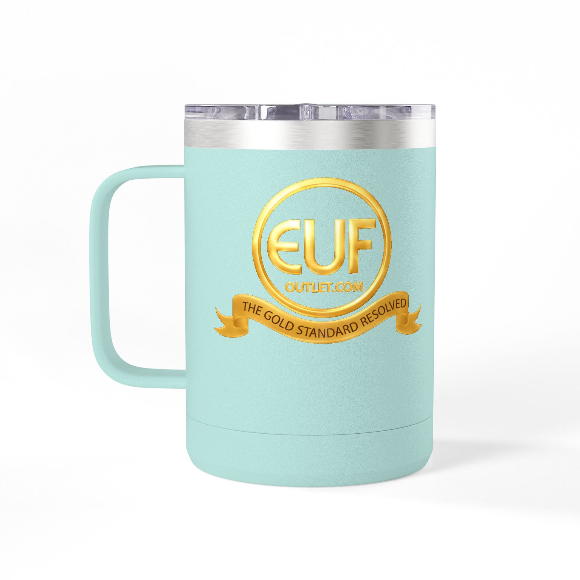 ™E U F Outlet™ .. : ™The Gold Standard Resolved™ : Premium Coffee Travel Mug