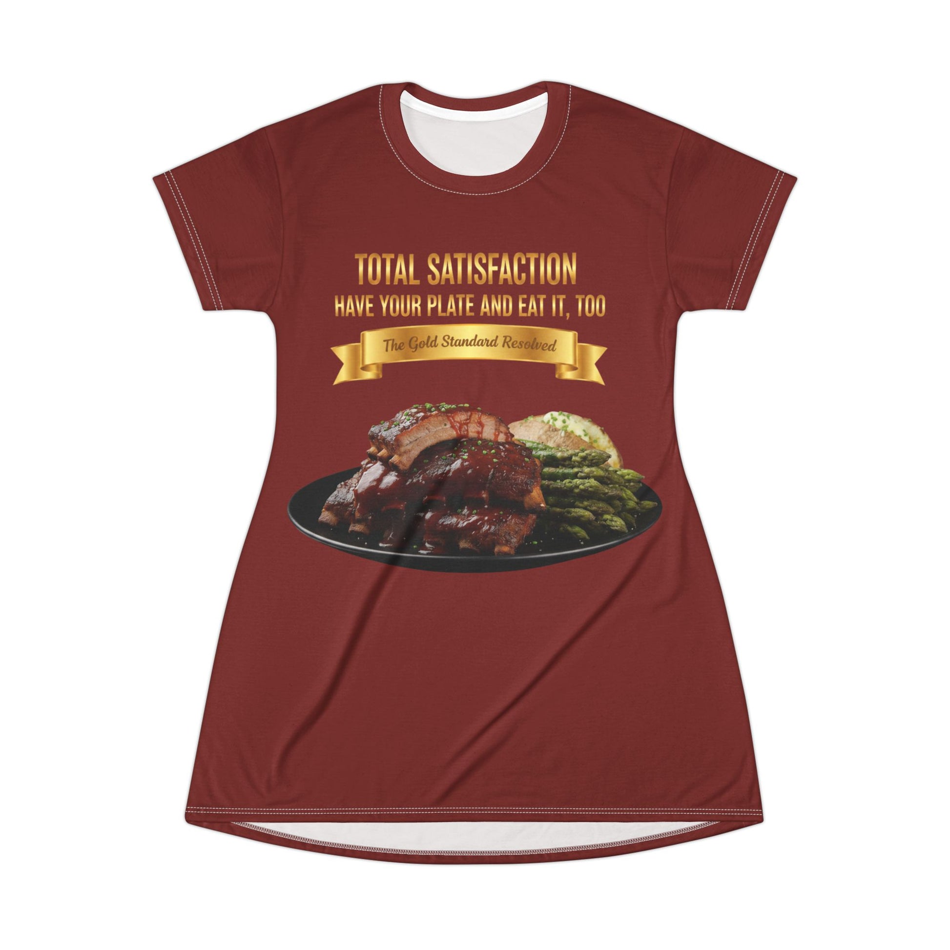™ E U F Outlet™ .. : ™The Gold Standard Resolved™ : FOOD FASHION PREMIUM T-SHIRT DRESS
