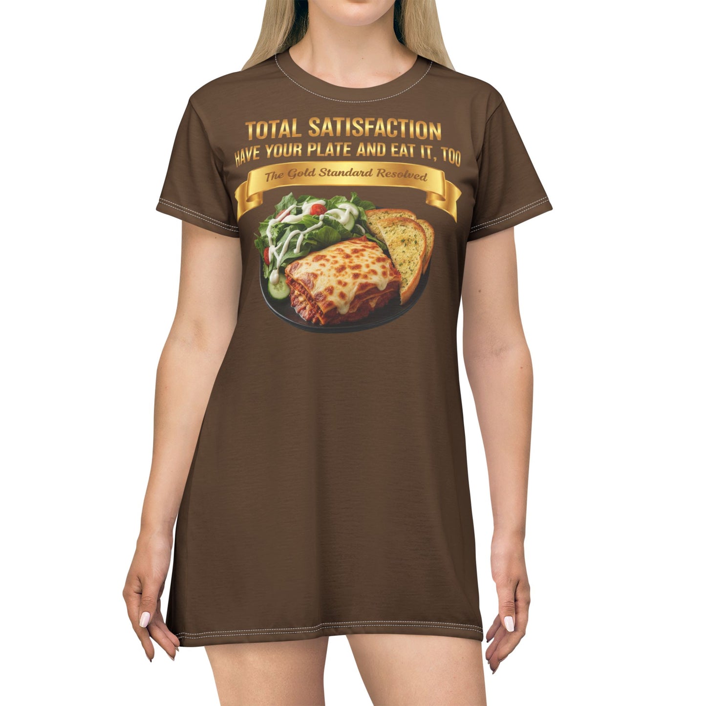™ E U F Outlet™ .. : ™The Gold Standard Resolved™ : FOOD FASHION PREMIUM T-SHIRT DRESS