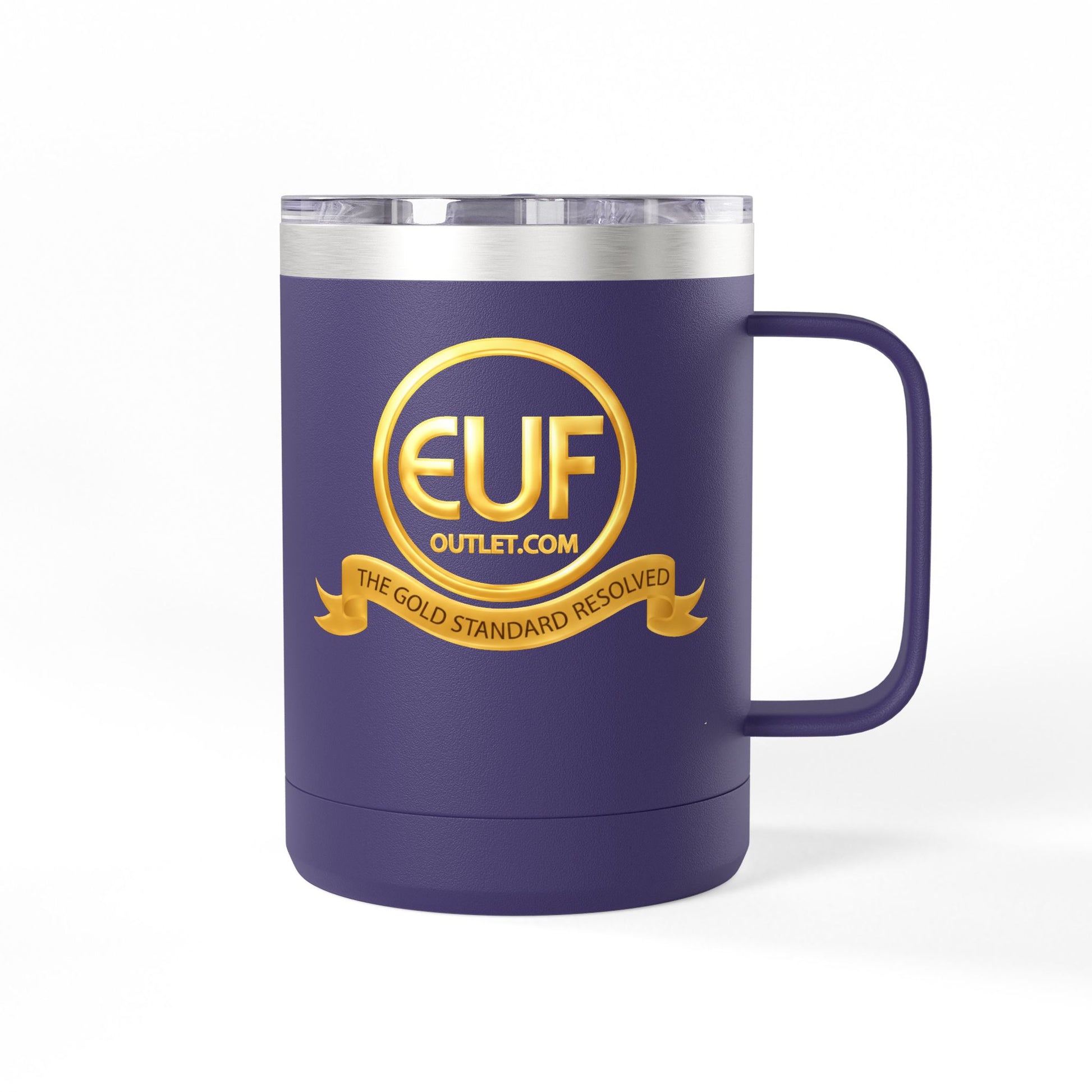 ™E U F Outlet™ .. : ™The Gold Standard Resolved™ : Premium Coffee Travel Mug