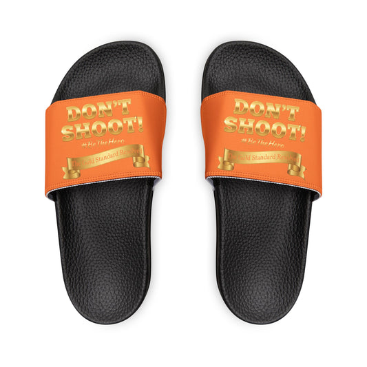 ™ E U F Outlet™ .. : ™The Gold Standard Resolved™ : DON'T SHOOT Premium Sandals