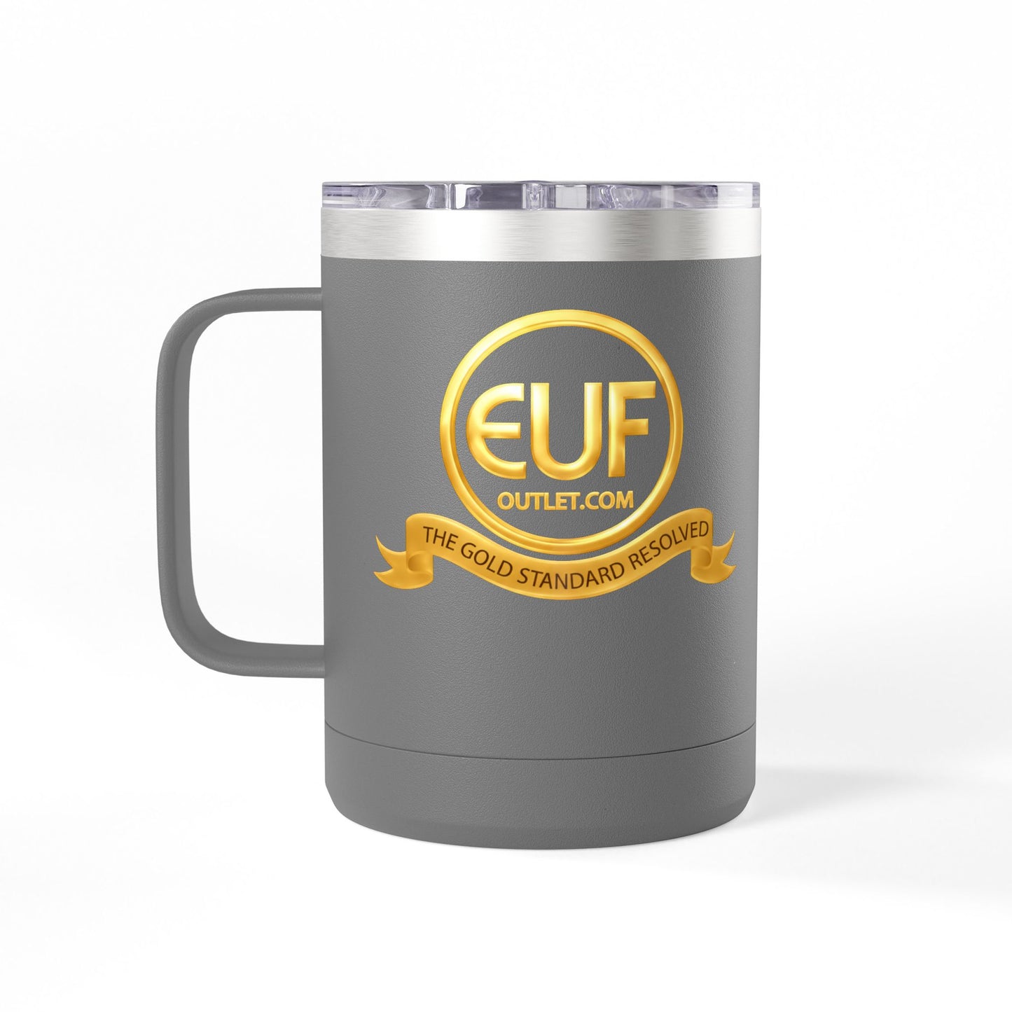 ™E U F Outlet™ .. : ™The Gold Standard Resolved™ : Premium Coffee Travel Mug