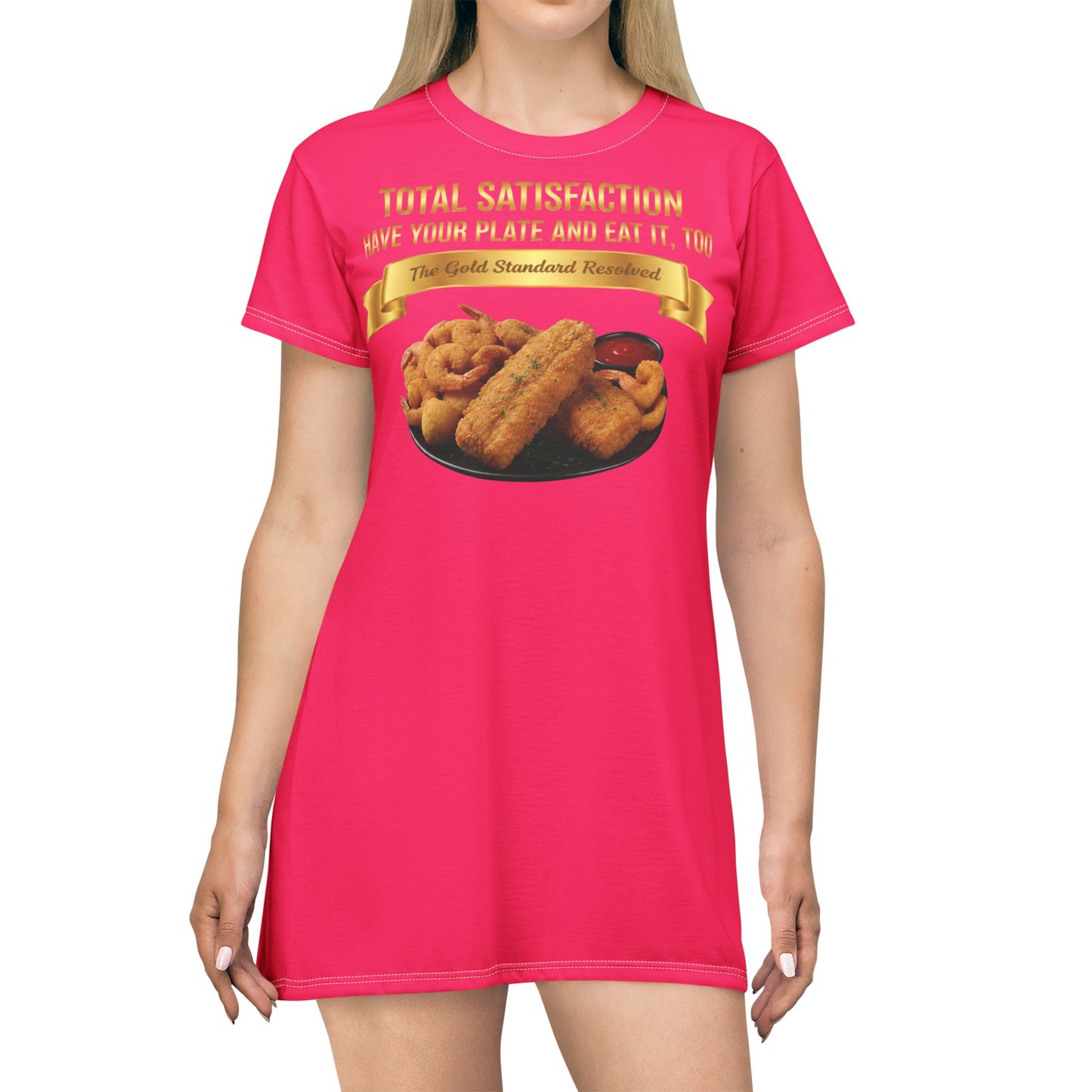 ™ E U F Outlet™ .. : ™The Gold Standard Resolved™ : FOOD FASHION PREMIUM T-SHIRT DRESS