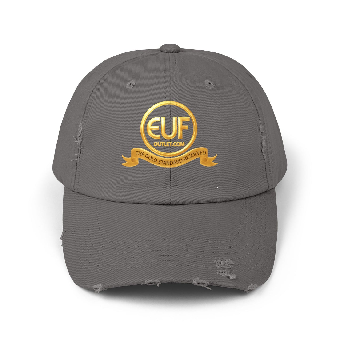 ™E U F Outlet™ .. : ™The Gold Standard Resolved™ : Premium Distressed Vintage Cap