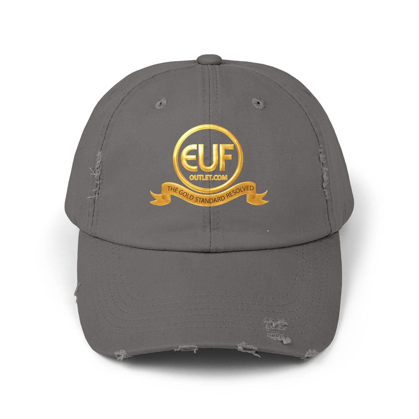 ™E U F Outlet™ .. : ™The Gold Standard Resolved™ : Premium Distressed Vintage Cap
