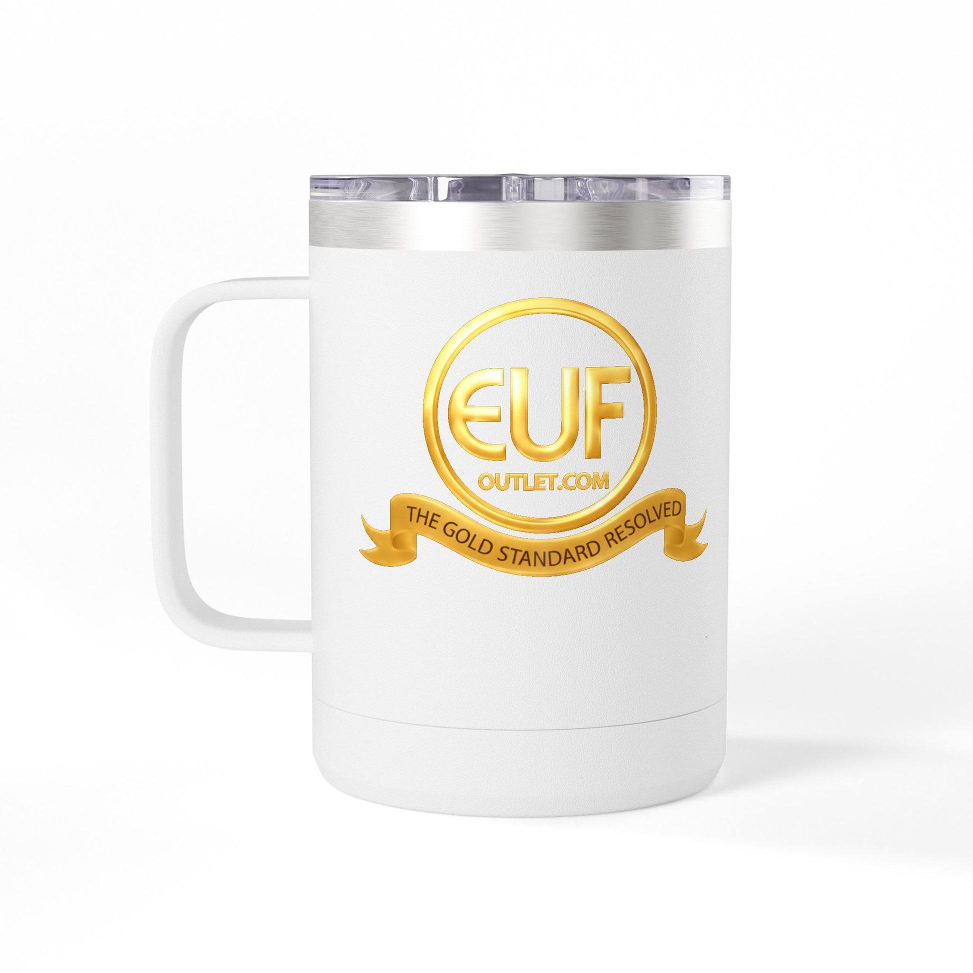 ™E U F Outlet™ .. : ™The Gold Standard Resolved™ : Premium Coffee Travel Mug