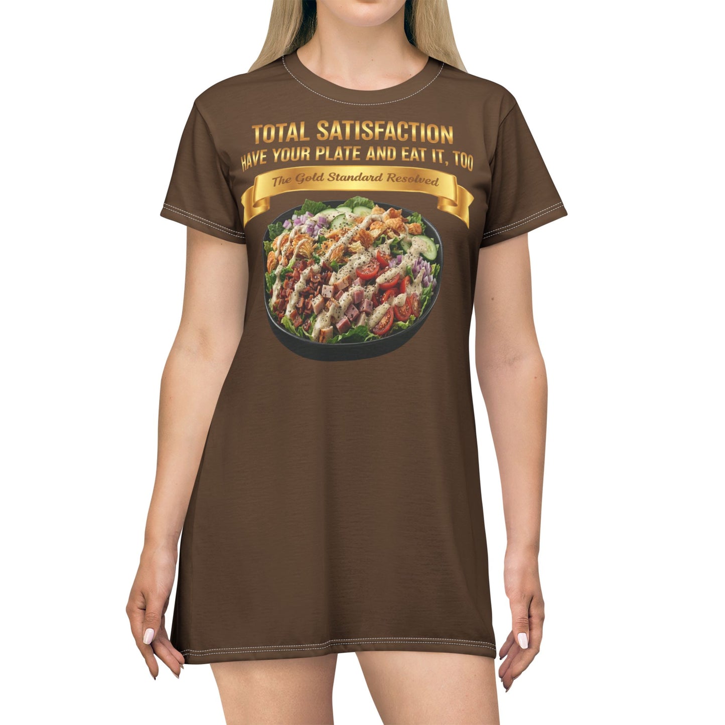 ™ E U F Outlet™ .. : ™The Gold Standard Resolved™ : FOOD FASHION PREMIUM T-SHIRT DRESS