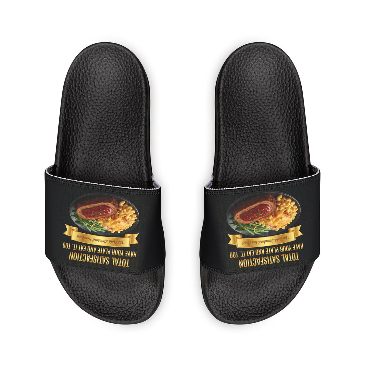 MEATLOAF MACARONI CHEESE AND STRING BEANS SANDALS