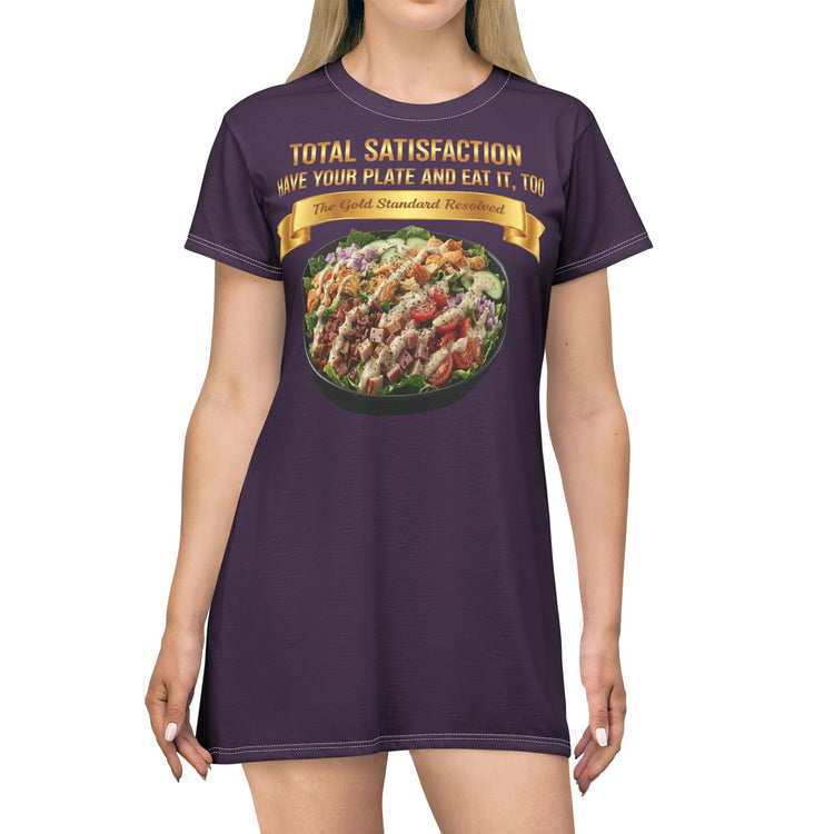 LOADED SALAD WITH ALL THE TOPPINGS T-SHIRT DRESS