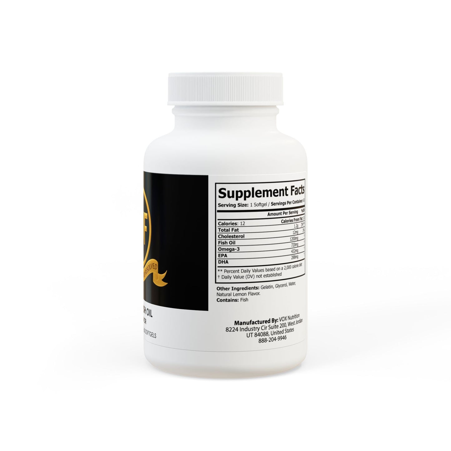 ™The Gold Standard Resolved™: Omega-3 Fish Oil Supplement (60 Softgels) is a high-yield mental investment designed to stop brain fog and mental sluggishness. This ensures the peak mental stability required to reach your financial goals. Unlike old shelf stock losing its potency, we make you a fresh bottle when you place an order at the ™EUF Outlet: to meet your gold standards for a more financially stable life.
