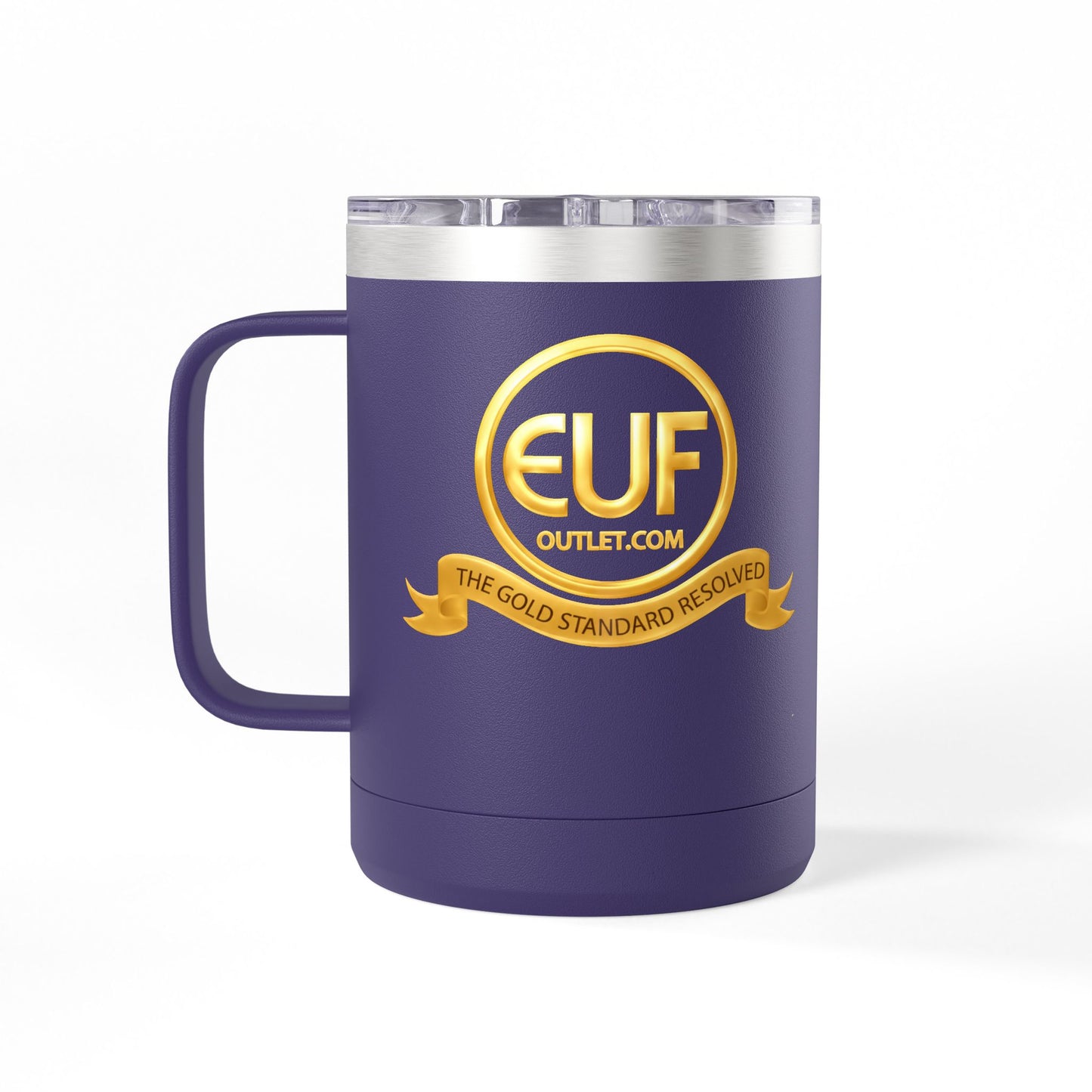 ™E U F Outlet™ .. : ™The Gold Standard Resolved™ : Premium Coffee Travel Mug