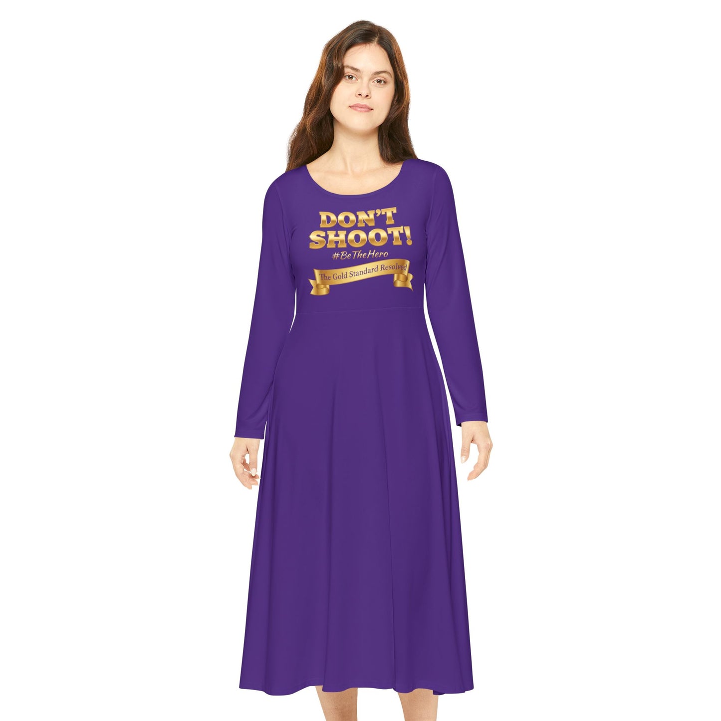 ™ E U F Outlet™ .. : ™The Gold Standard Resolved™ : DON'T SHOOT PREMIUM CUSTOM DANCE DRESS