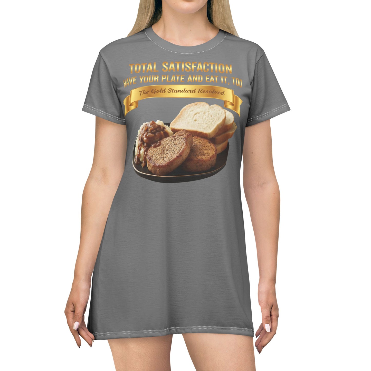™ E U F Outlet™ .. : ™The Gold Standard Resolved™ : FOOD FASHION PREMIUM T-SHIRT DRESS