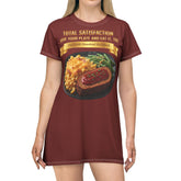 MEATLOAF MACARONI CHEESE AND STRING BEANS T-SHIRT DRESS