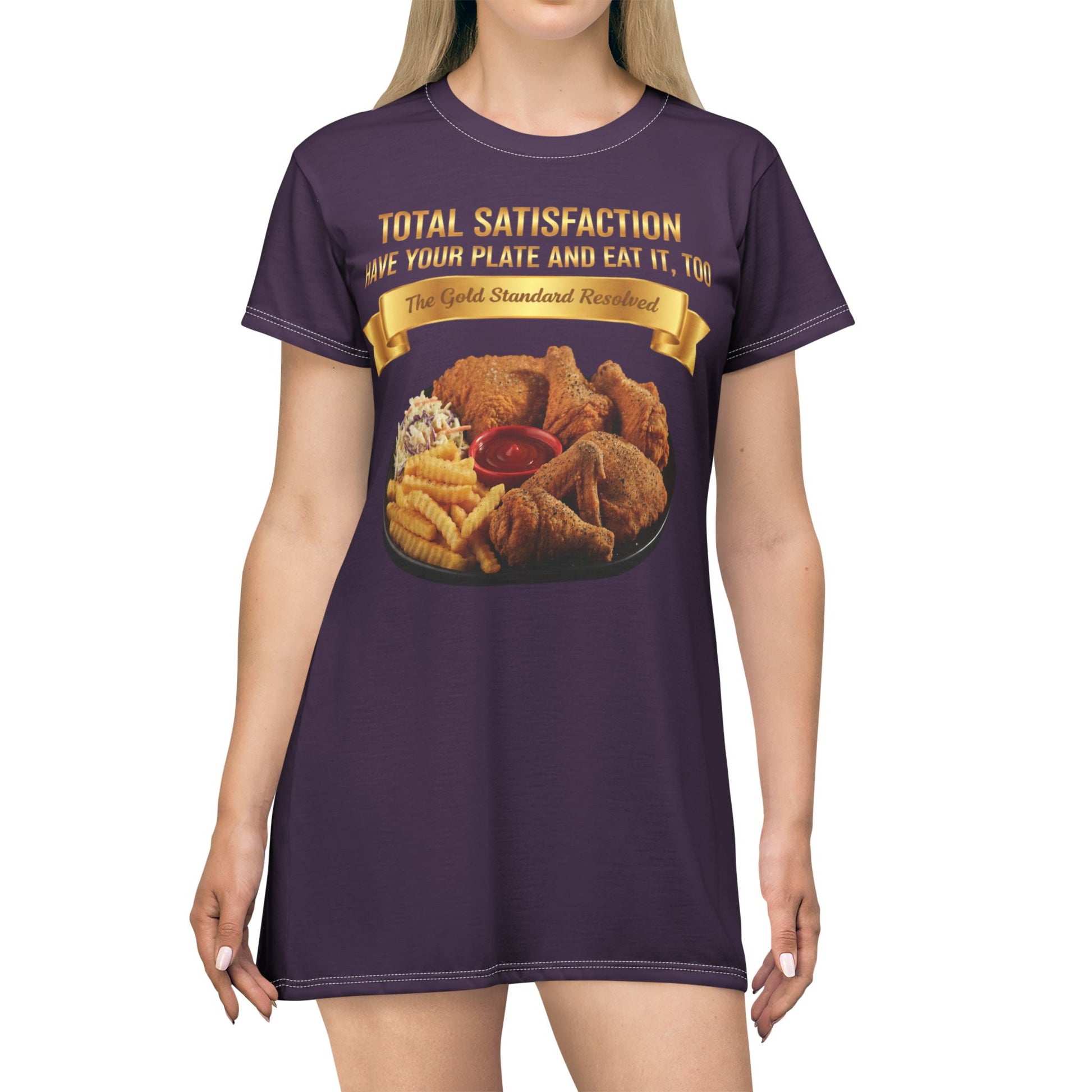 ™ E U F Outlet™ .. : ™The Gold Standard Resolved™ : FOOD FASHION PREMIUM T-SHIRT DRESS