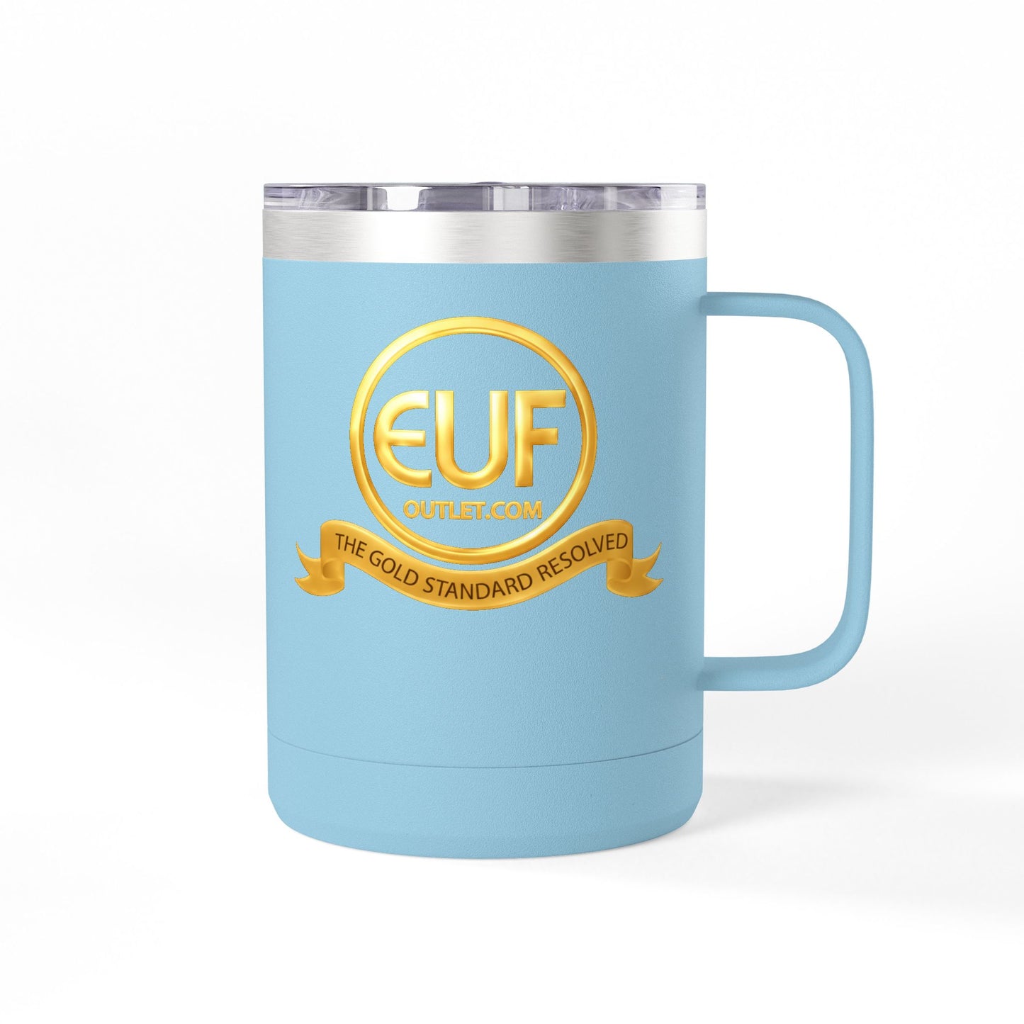 ™E U F Outlet™ .. : ™The Gold Standard Resolved™ : Premium Coffee Travel Mug