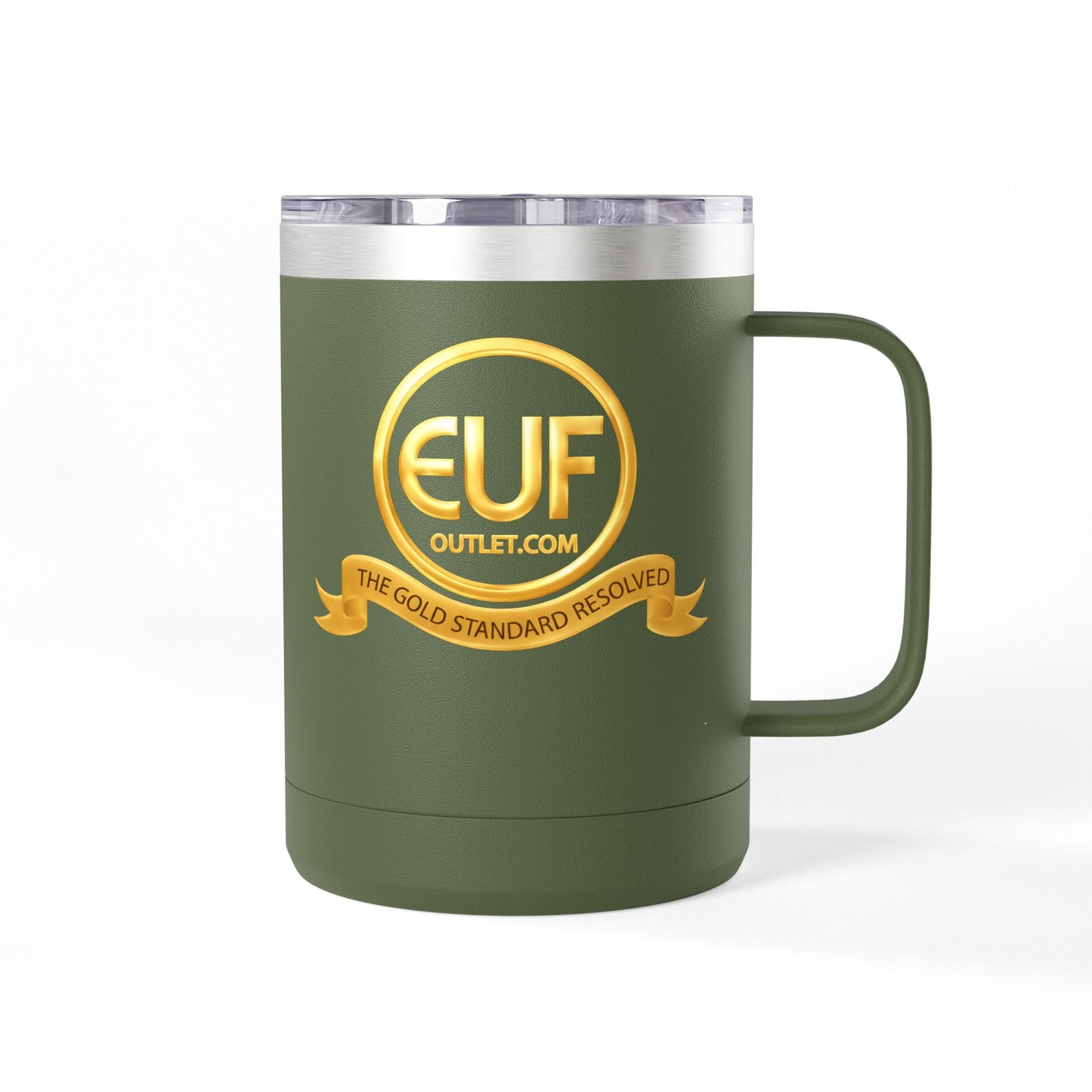 ™E U F Outlet™ .. : ™The Gold Standard Resolved™ : Premium Coffee Travel Mug